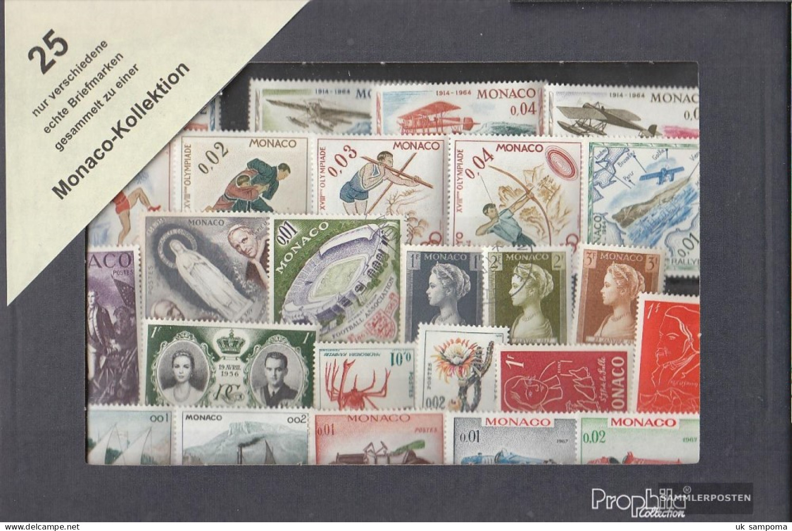 Monaco 25 Different Stamps Unmounted Mint / Never Hinged - Collections, Lots & Séries