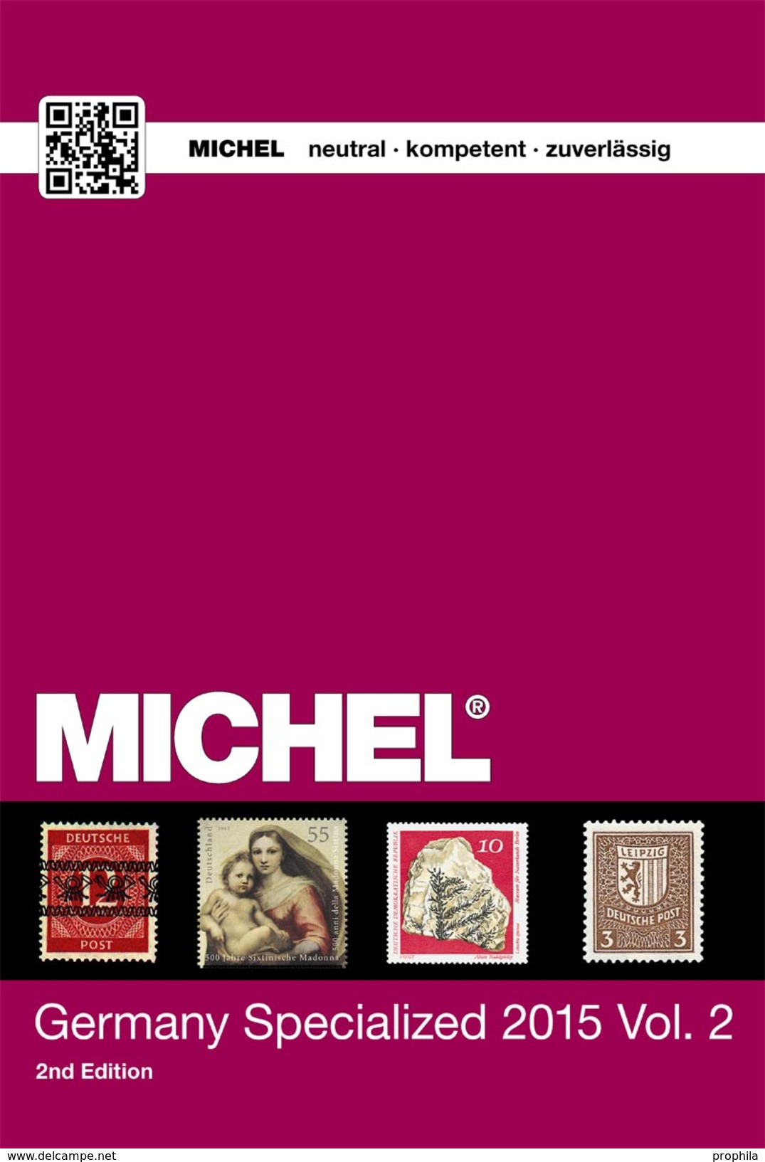 Michel Germany Specialized Catalogue 2015/2016, Vol. 2 – Deutschland-Spezial-Katalog 2015 Band 2 In Englisch - Deutschland