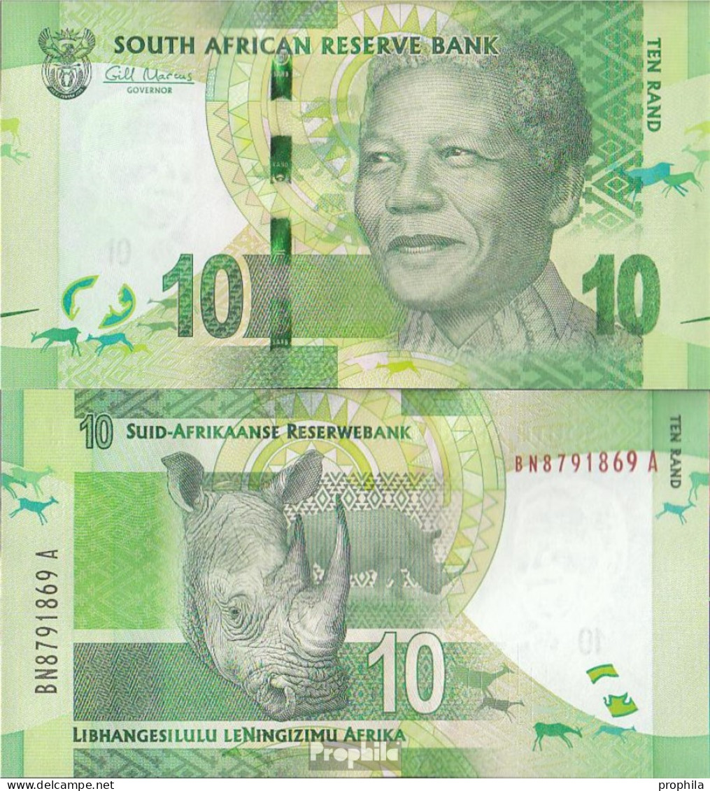 Südafrika Pick-Nr: 133 Bankfrisch 2012 10 Rand - Südafrika