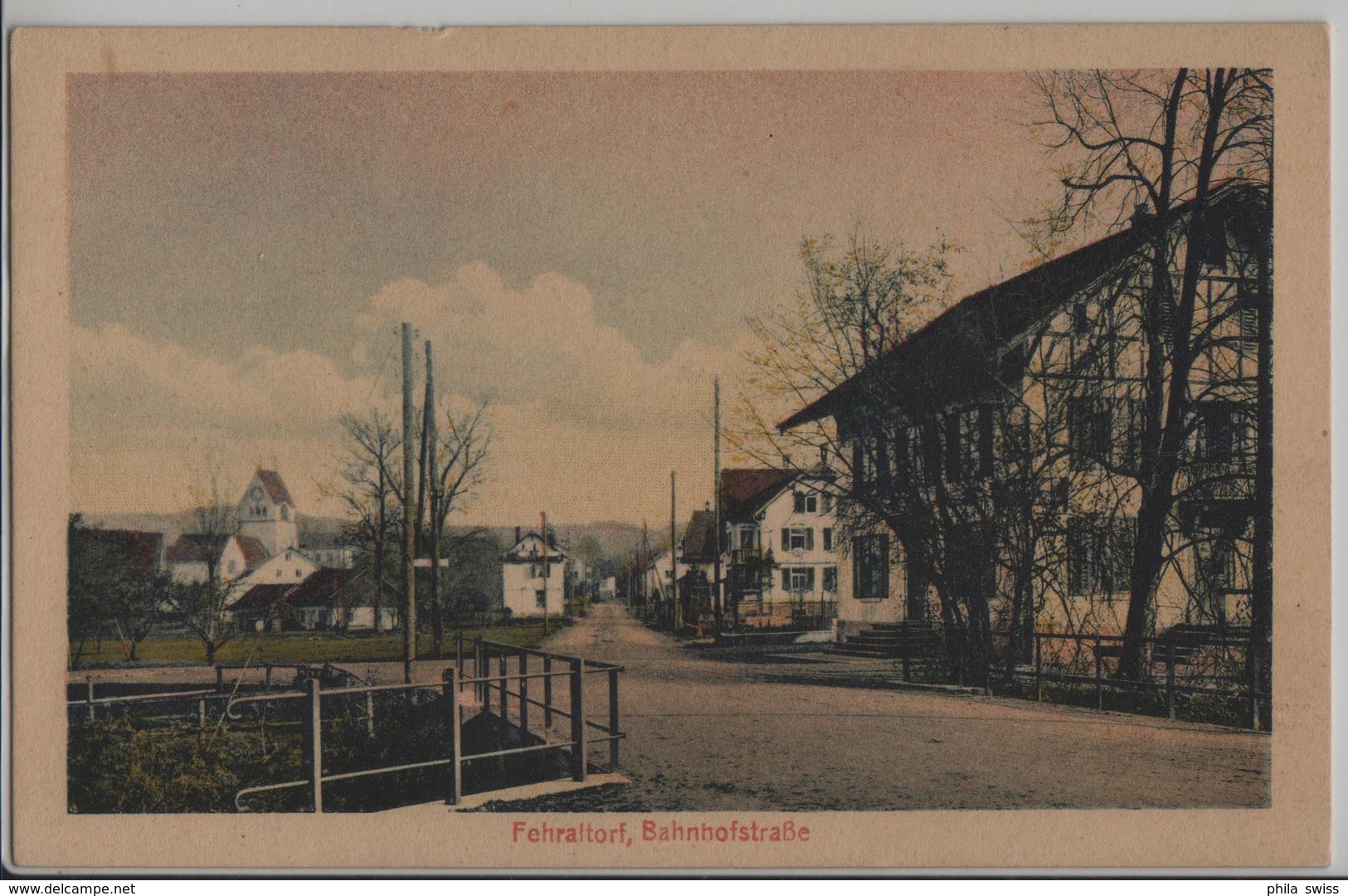 Fehraltorf - Bahnhofstrasse - Photo: Guggenheim - Fehraltorf