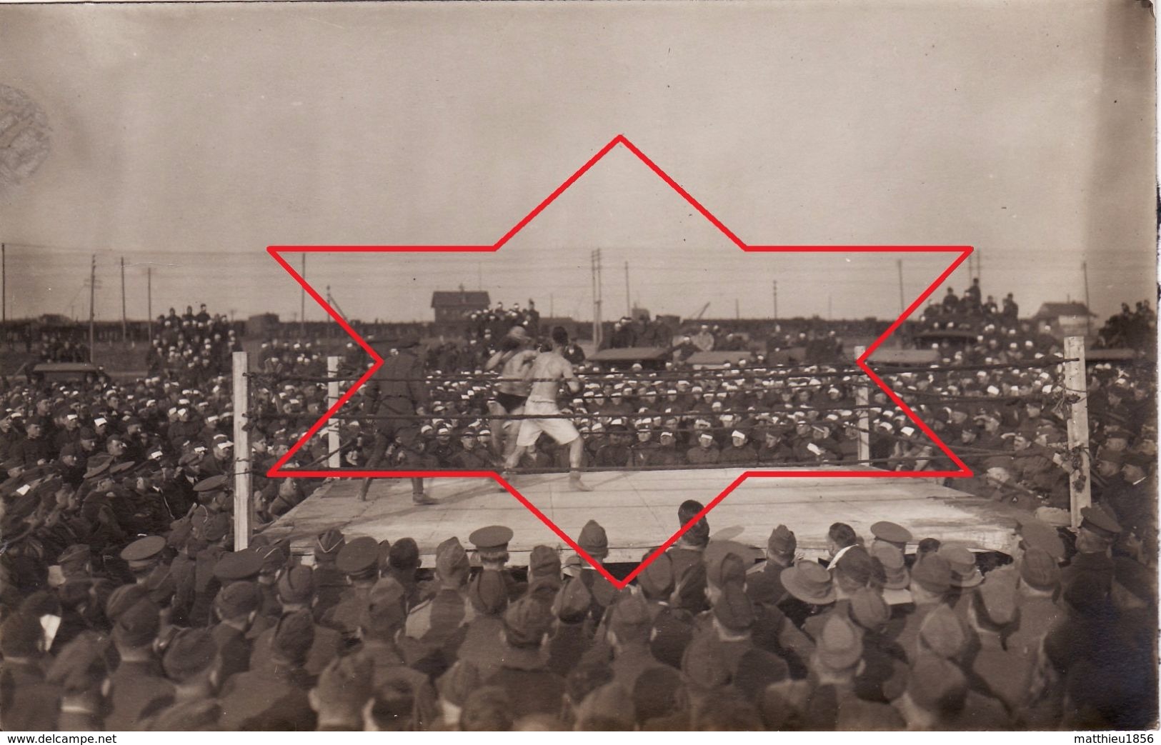 Foto-AK März 1920 MAYEN - Boxkampf Zwischen "Danny Cohen" Und "Potts", Combat De Boxe, Boxen (A184, Ww1, Wk 1) - Mayen