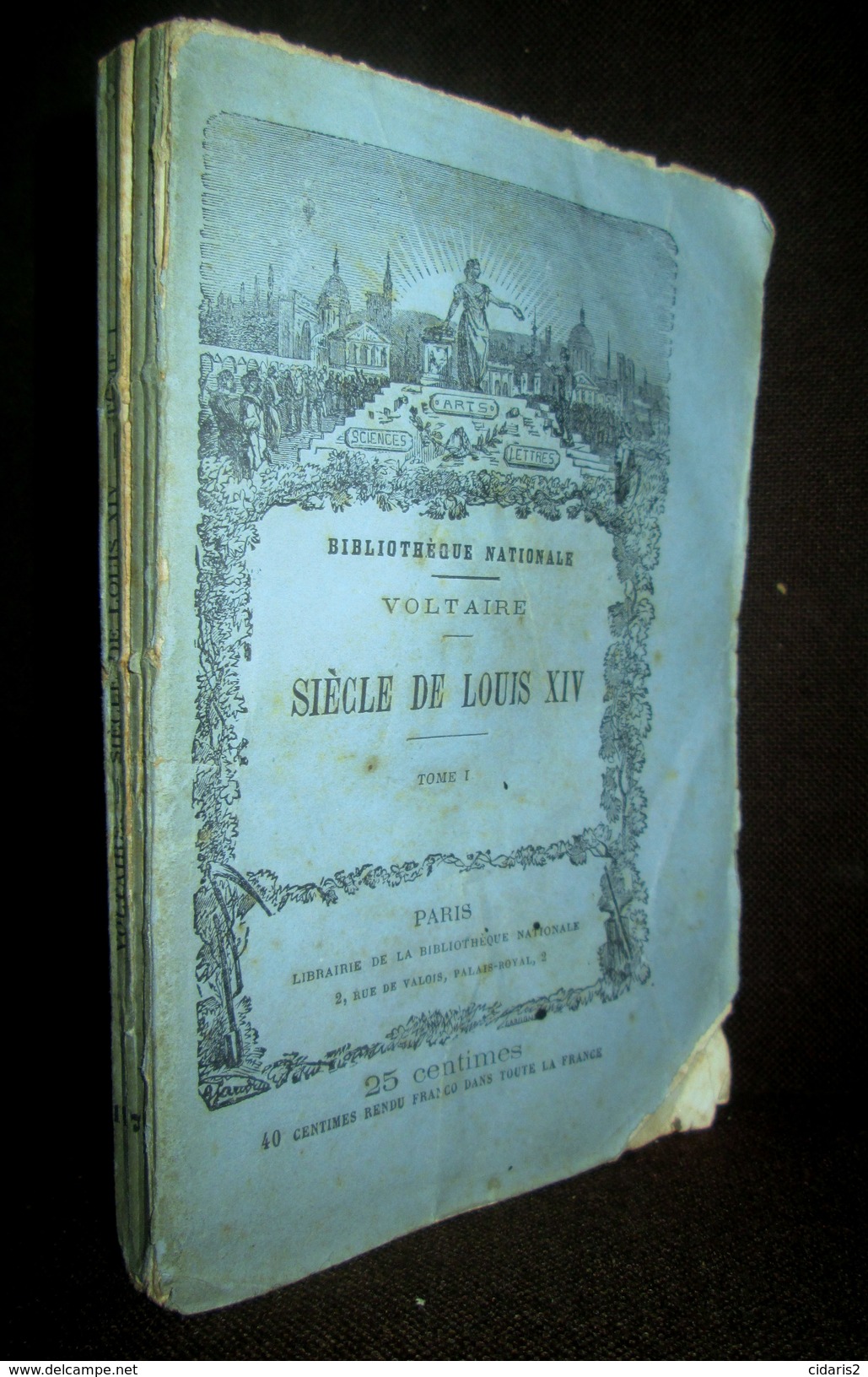 Lot 20 titres Collection "Meilleurs Auteurs Anciens & Modernes" BIBLIOTHEQUE NATIONALE Voltaire... Litterature c1875 !