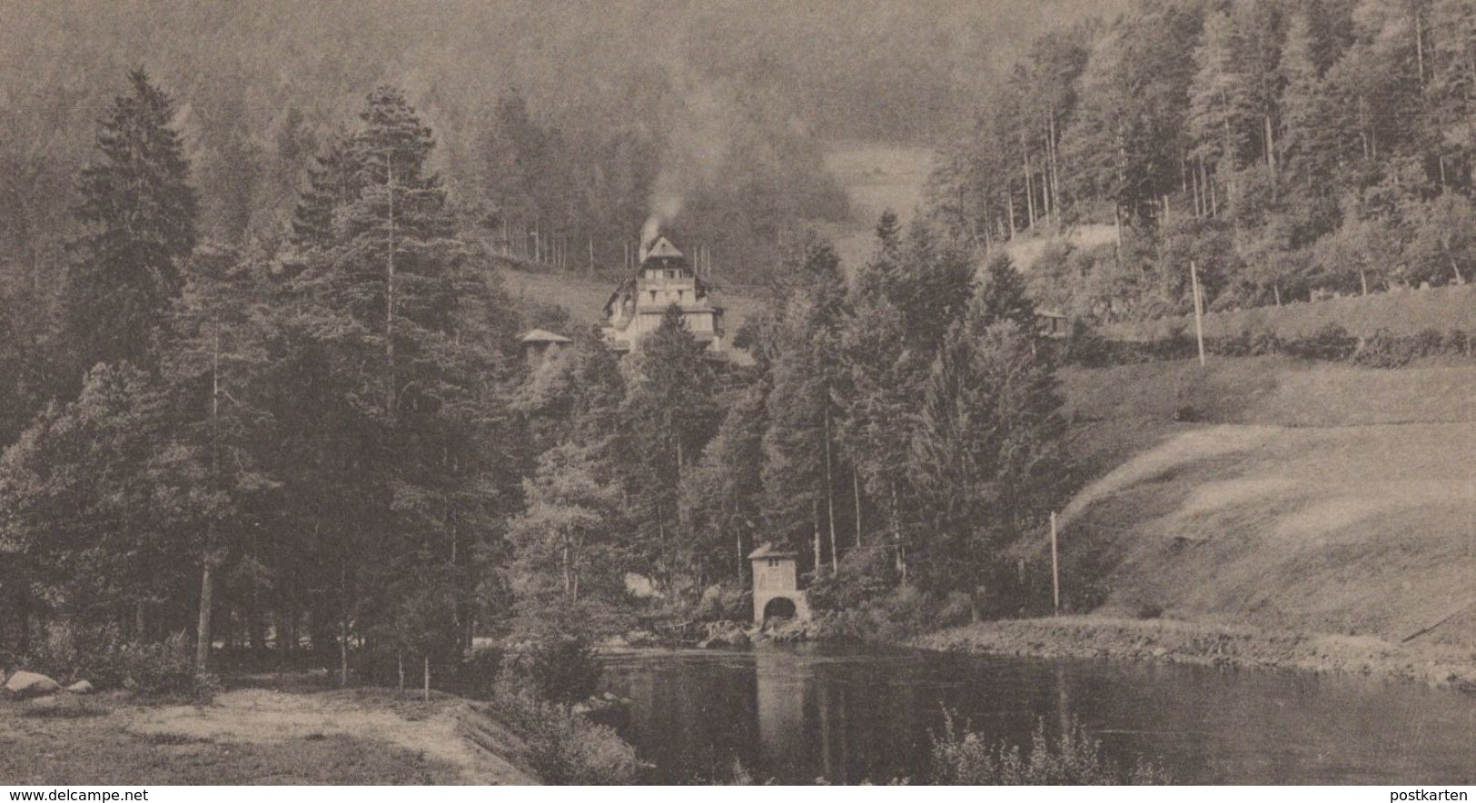 ALTE POSTKARTE HOLDERECK BEI FORBACH TEICH Schwarzwald Ansichtskarte Postcard AK Cpa - Forbach