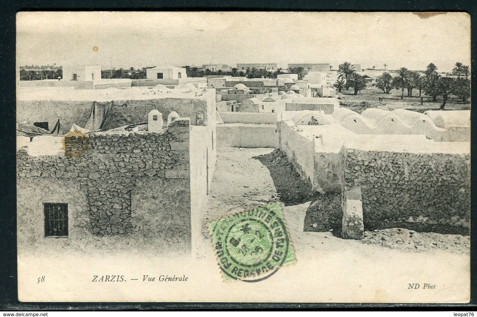 Tunisie - Oblitération De Foum - Tatahouine Sur Carte Postale De Zarzis En 1905 - Ref D161 - Lettres & Documents