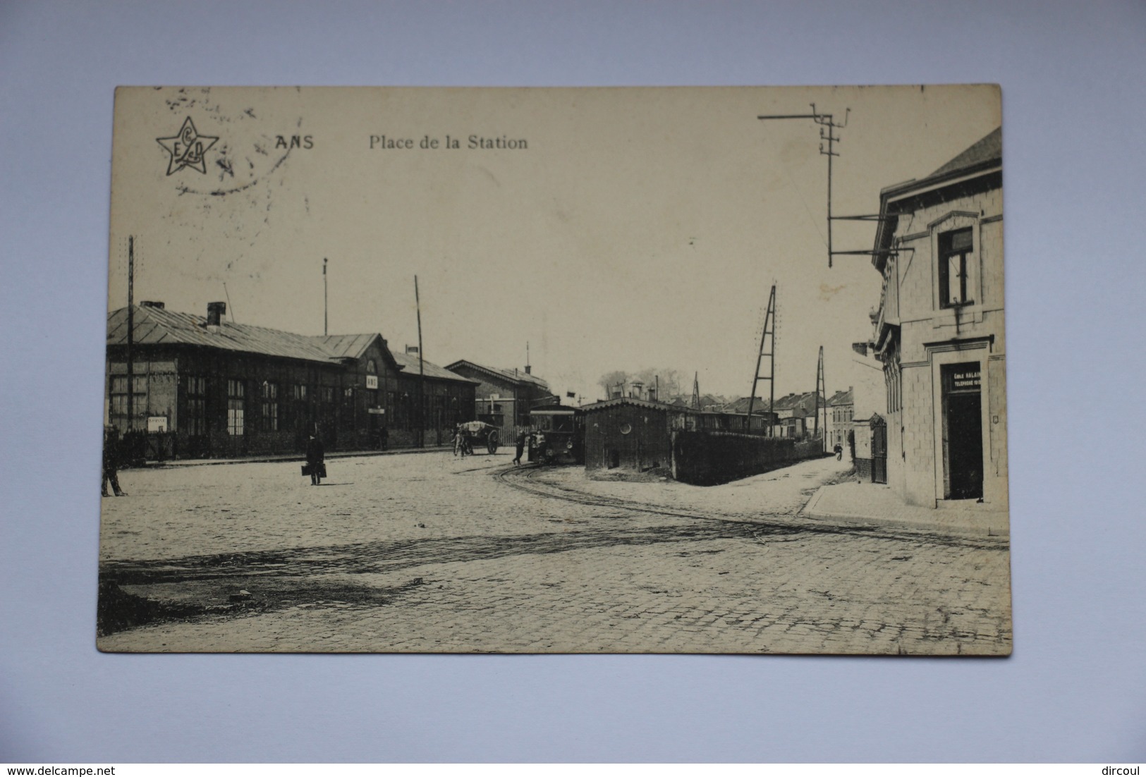 37109    -  Ans  Place De La Station  -  Tram  Vapeur - Ans