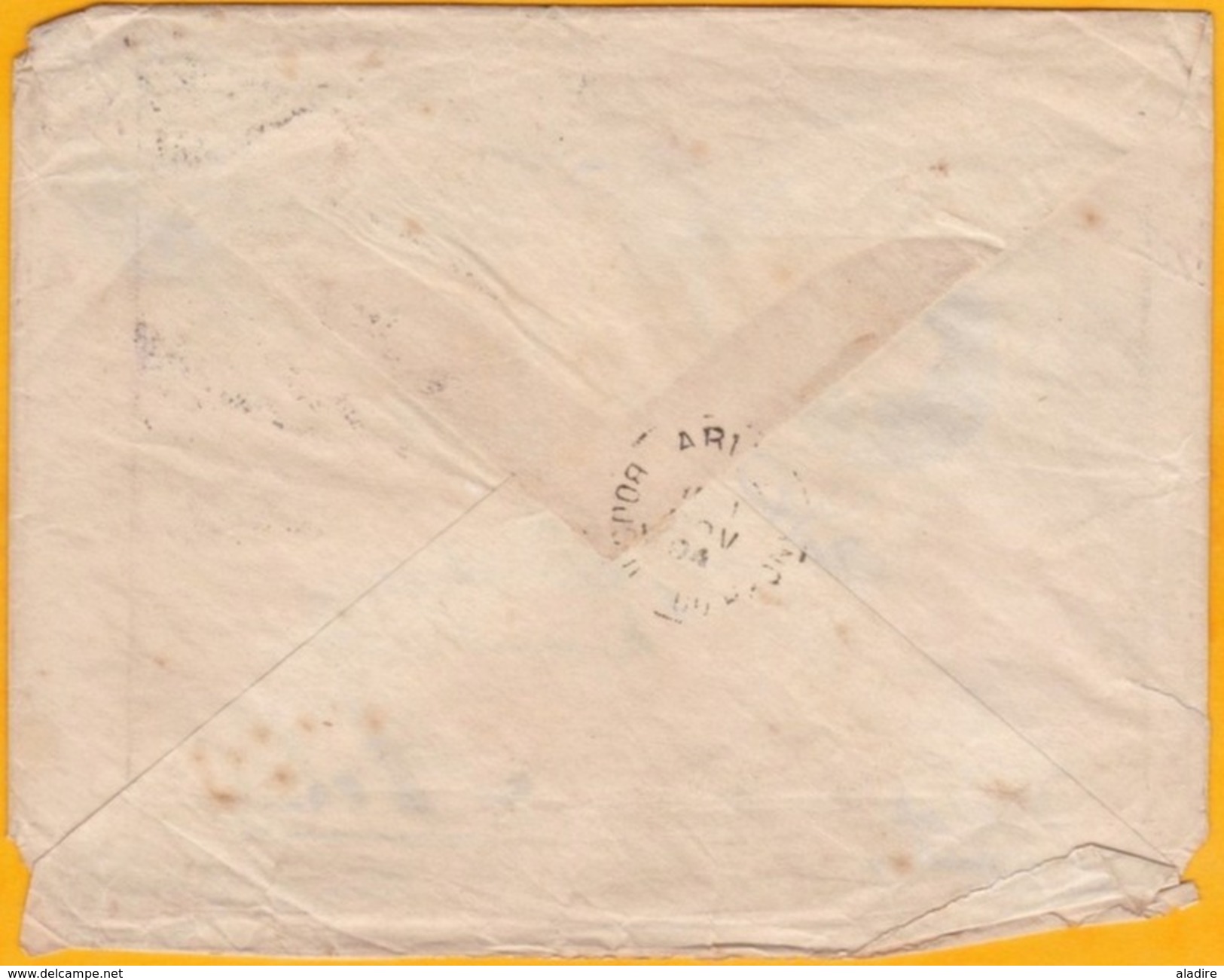 1894 - Entier Postal Enveloppe 1 Penny Avec Complément 1 D Et 1 1/2 De Londres London EO , GB Vers Arles, France  - Obli - Cartas & Documentos