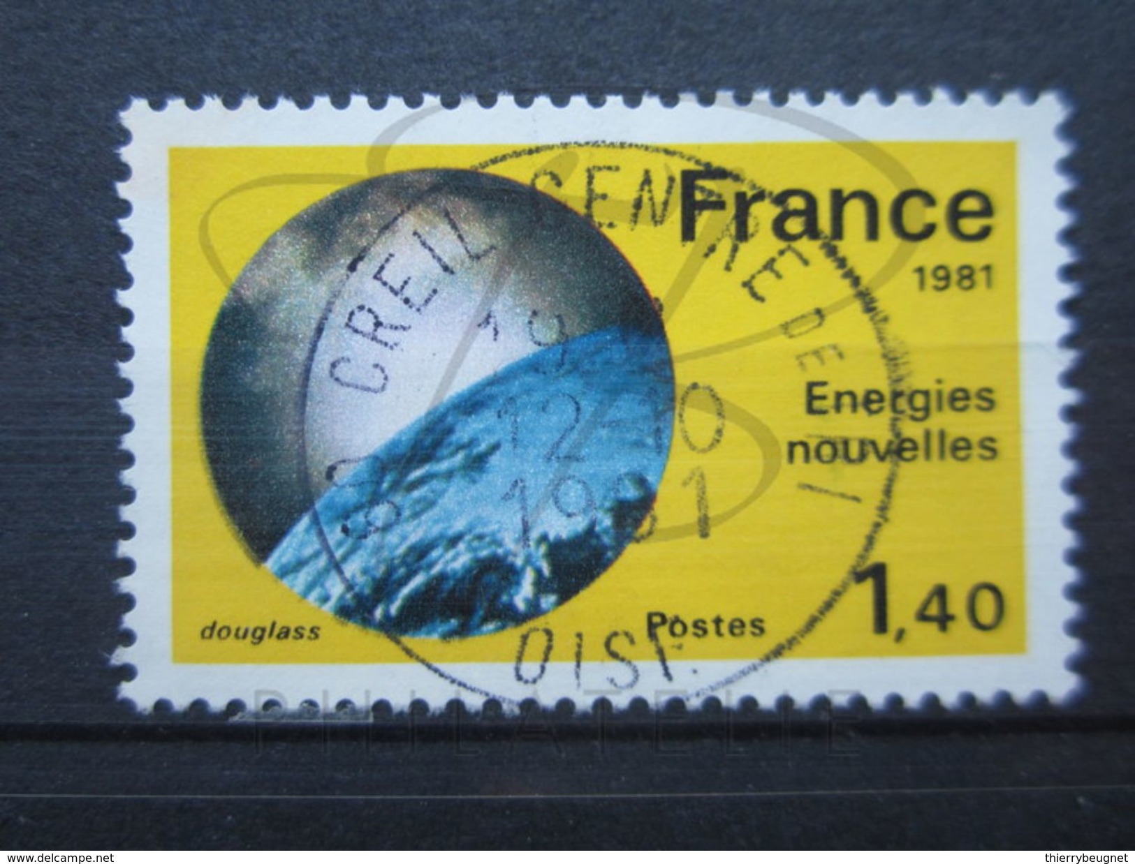 VEND BEAU TIMBRE DE FRANCE N° 2128 , CIEL CLAIR !!! - Used Stamps