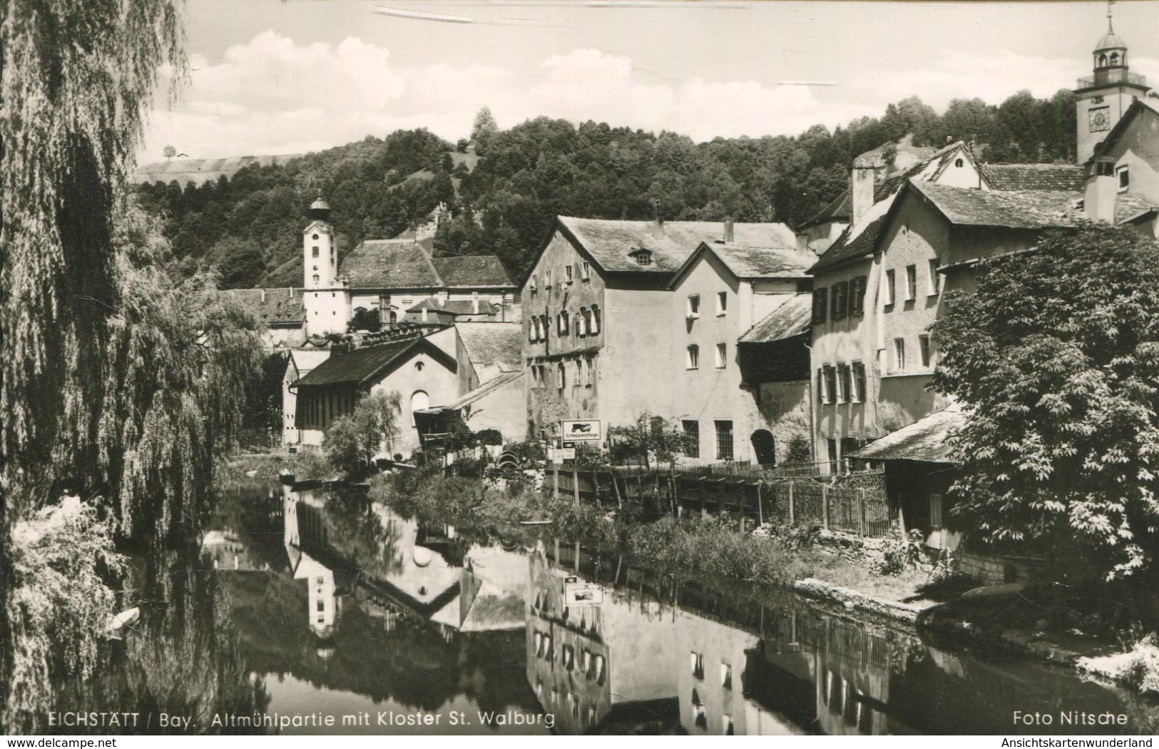 Eichstätt - Altmühlpartie Mit Kloster St. Walburg (002383) - Eichstaett