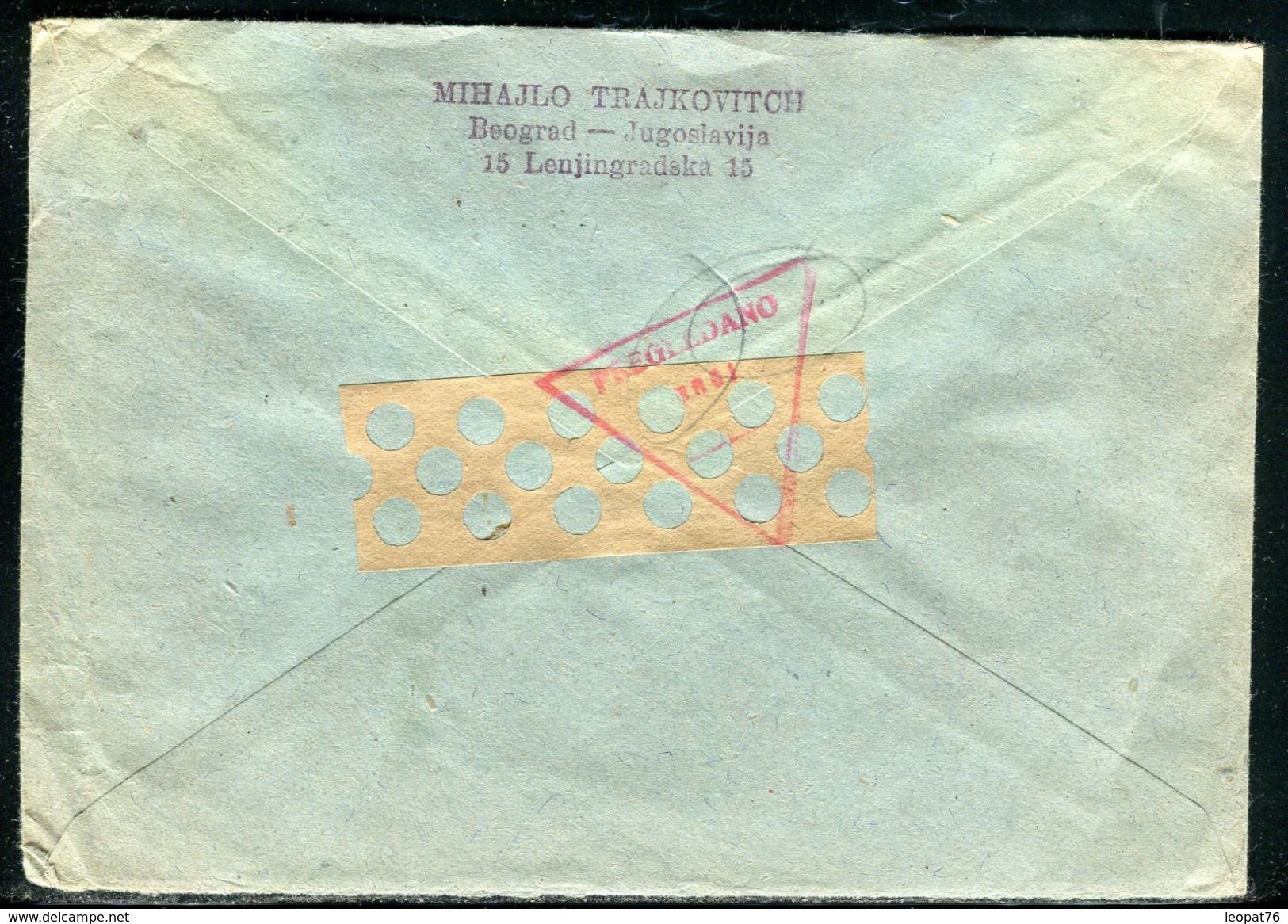 Yougoslavie - Enveloppe Pour La France En 1952 - Ref D308 - Covers & Documents