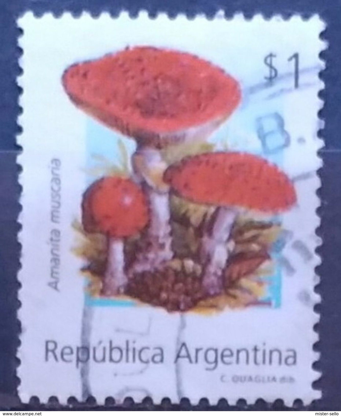 ARGENTINA 1994 Micología. USADO - USED. - Oblitérés