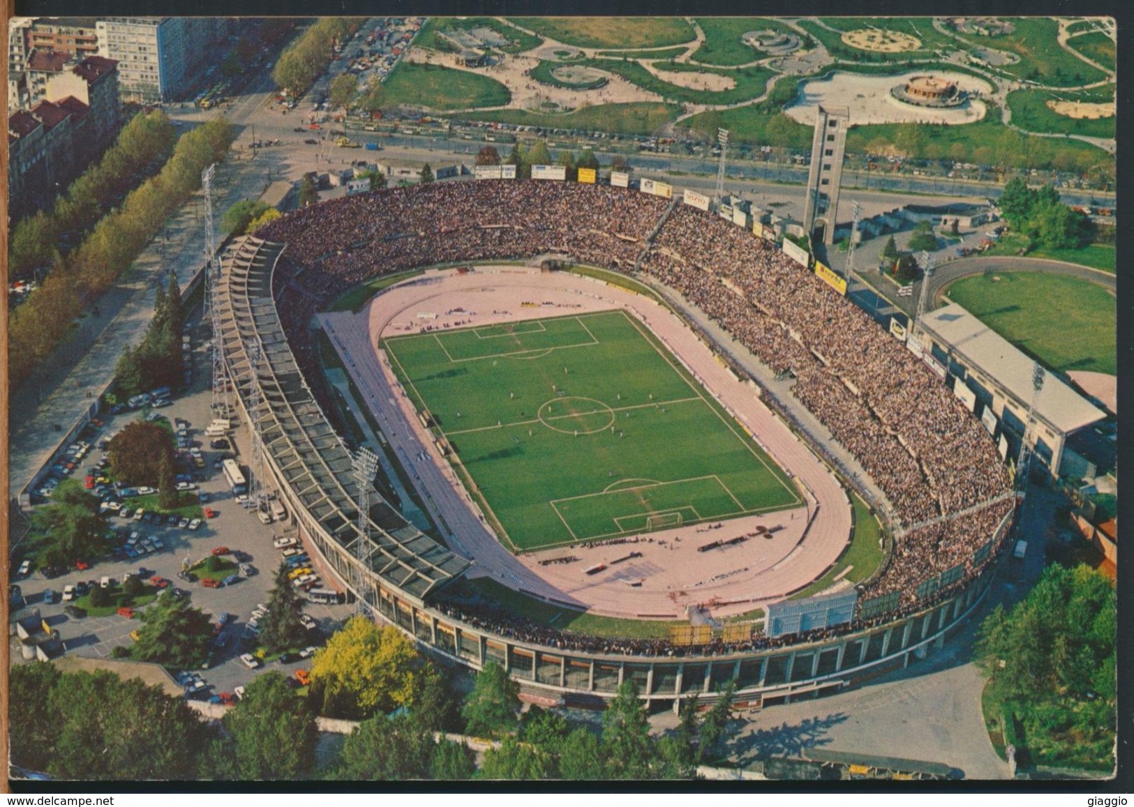 °°° 9866 - TORINO - VEDUTA AEREA DELLO STADIO - 1986 °°° - Stadia & Sportstructuren