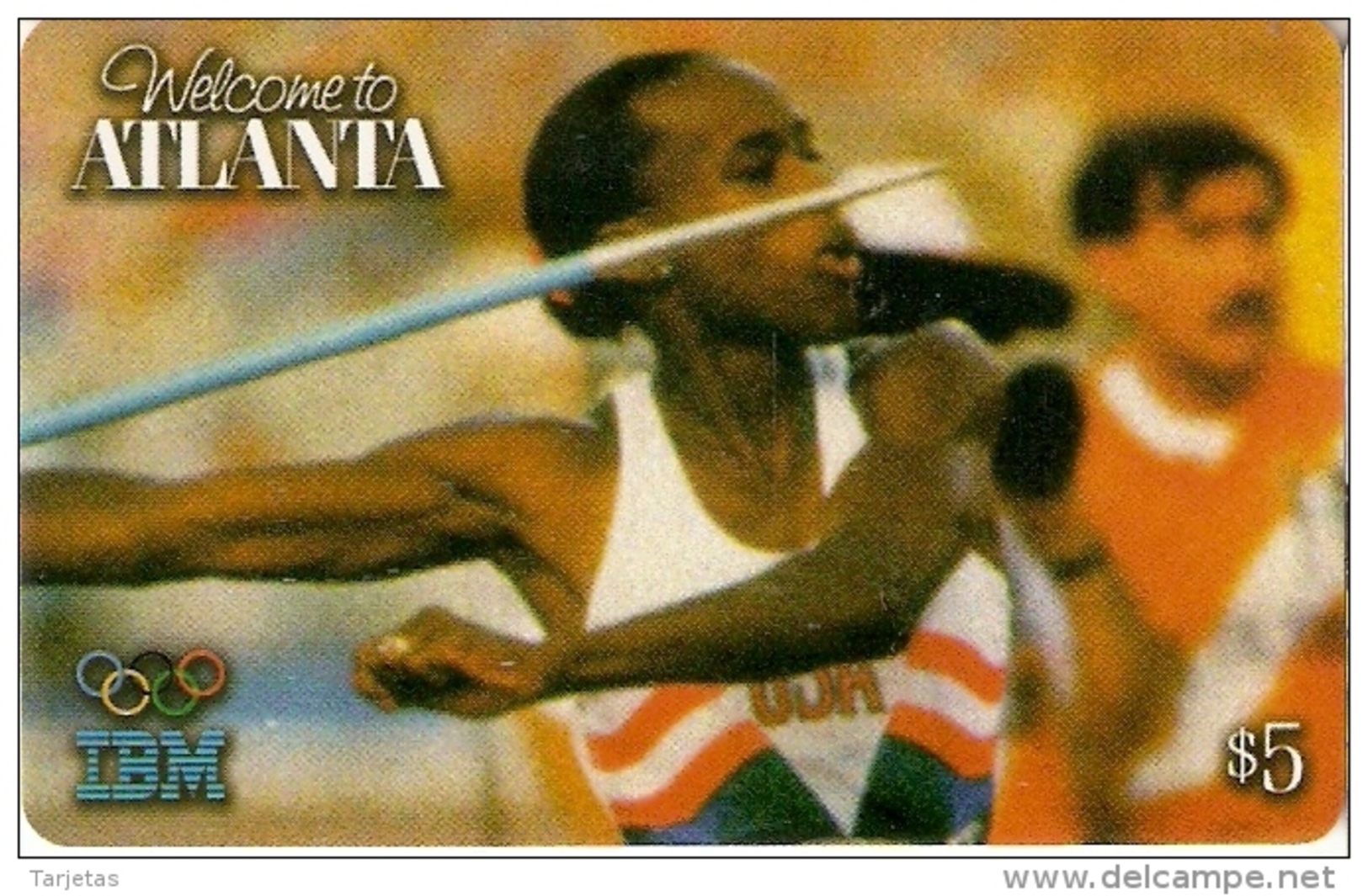 TARJETA DE ESTADOS UNIDOS DE LAS OLIMPIADAS DE ATLANTA DEL AÑO 1996 (IBM)(OLIMPIC GAMES) - AT&T