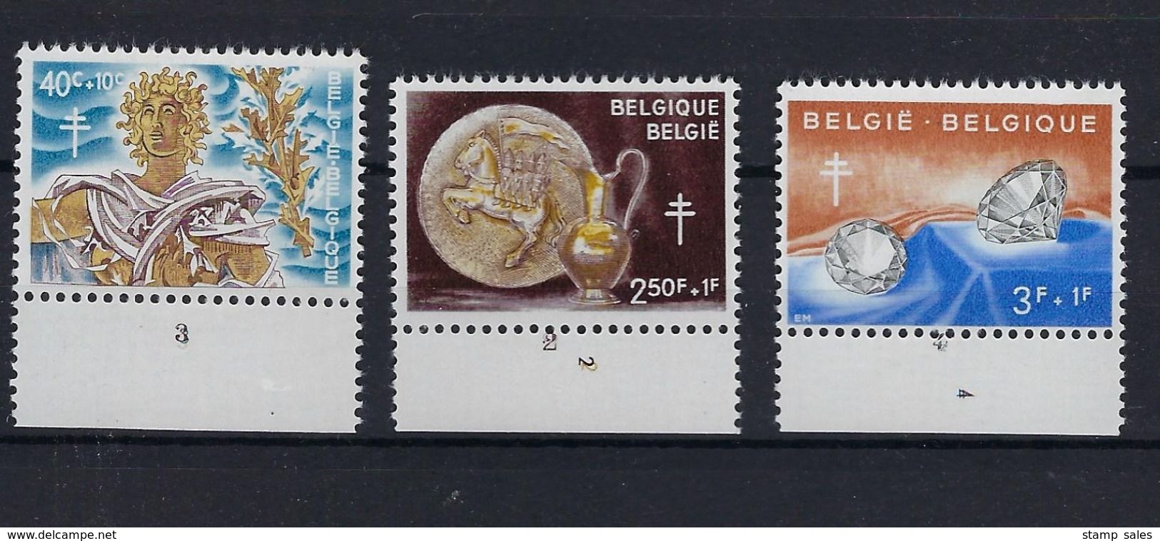 N°1163+1166/1167 (pltn°) MNH ** POSTFRIS ZONDER SCHARNIER COB € 6,75 SUPERBE - ....-1960