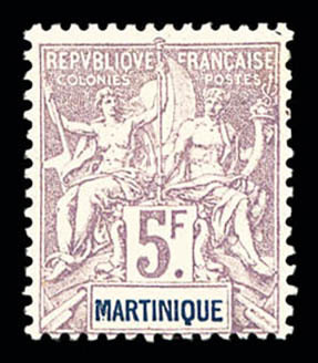 * N°49/51, Série De 1899: 50c Bistre, 2F Violet Et 5F Lilas, Les 3 Valeurs TB   Qualité: *   Cote: 260 Euros - Usati