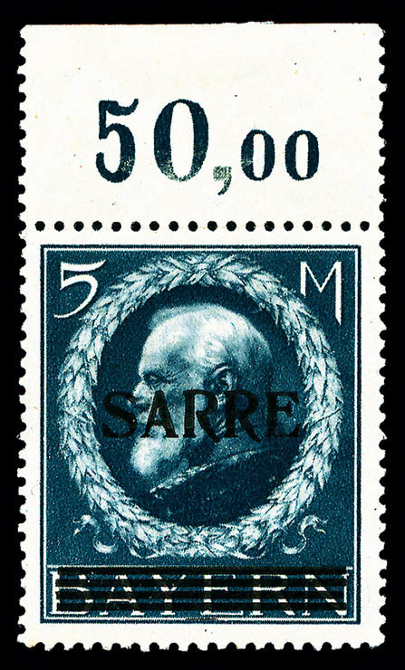 ** N°30, 5m Bleu Haut De Feuille, FRAÎCHEUR POSTALE, SUPERBE (signé Brun/Margues/certificat)    Qualité: **   Cote: 2800 - Altri & Non Classificati