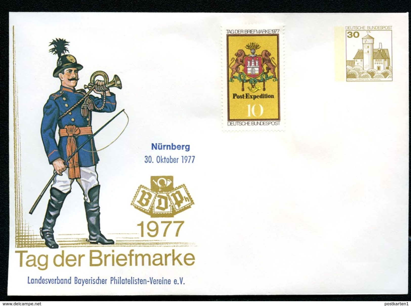 Bund PU108 C1/009 Privat-Umschlag LV BAYERN ** 1977 - Buste Private - Nuovi