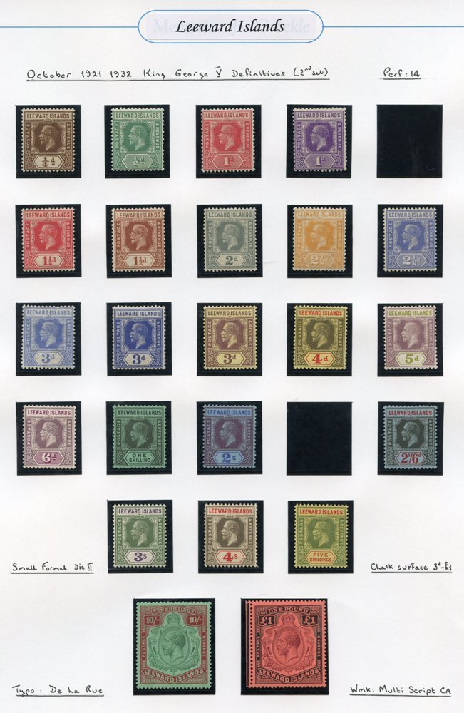 1921-32 MSCA Set, Fine M (excl. SG.62), SG.58/80, Also VFU Range To 5s + ¼d, 1½d & 2d Vals In M Blocks. (64) Cat. £850 - Sonstige & Ohne Zuordnung