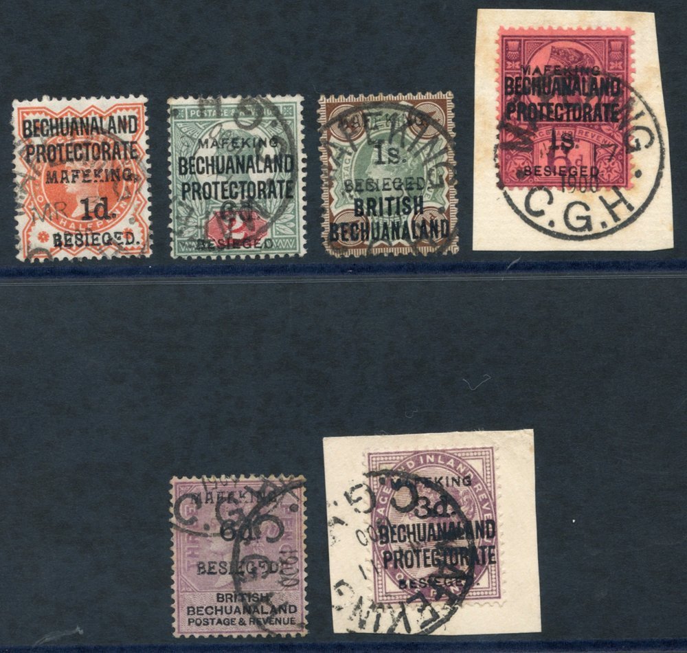 1900 1d On ½d SG.6, 6d On 2d SG.8, 6d On 3d SG.10, 1s On 4d SG.11, 3d On 1d SG.12 & 1s On 6d SG.14, All Used, The 1s On  - Sonstige & Ohne Zuordnung