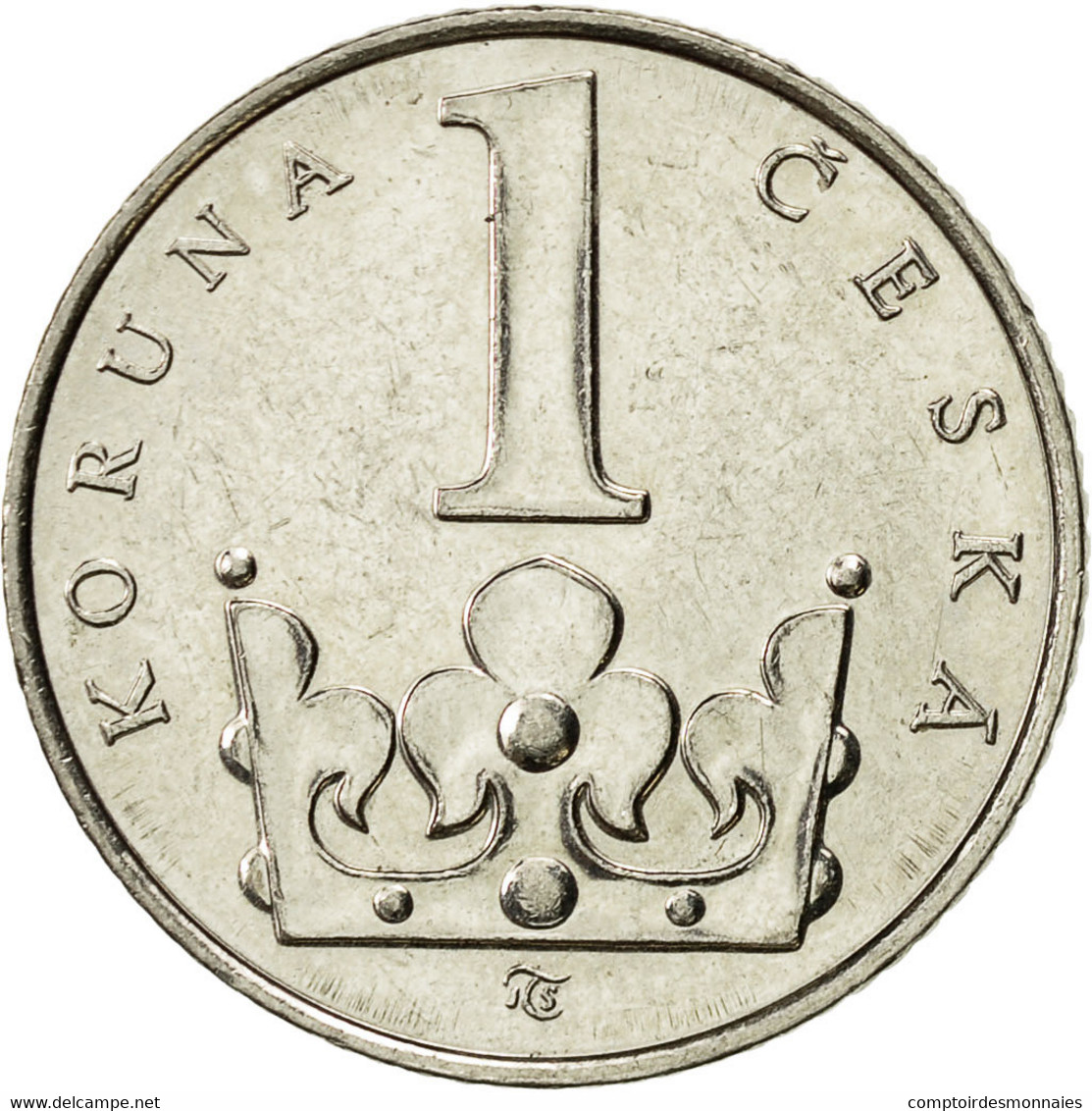 Monnaie, République Tchèque, Koruna, 1993, TTB+, Nickel Plated Steel, KM:7 - Tschechische Rep.