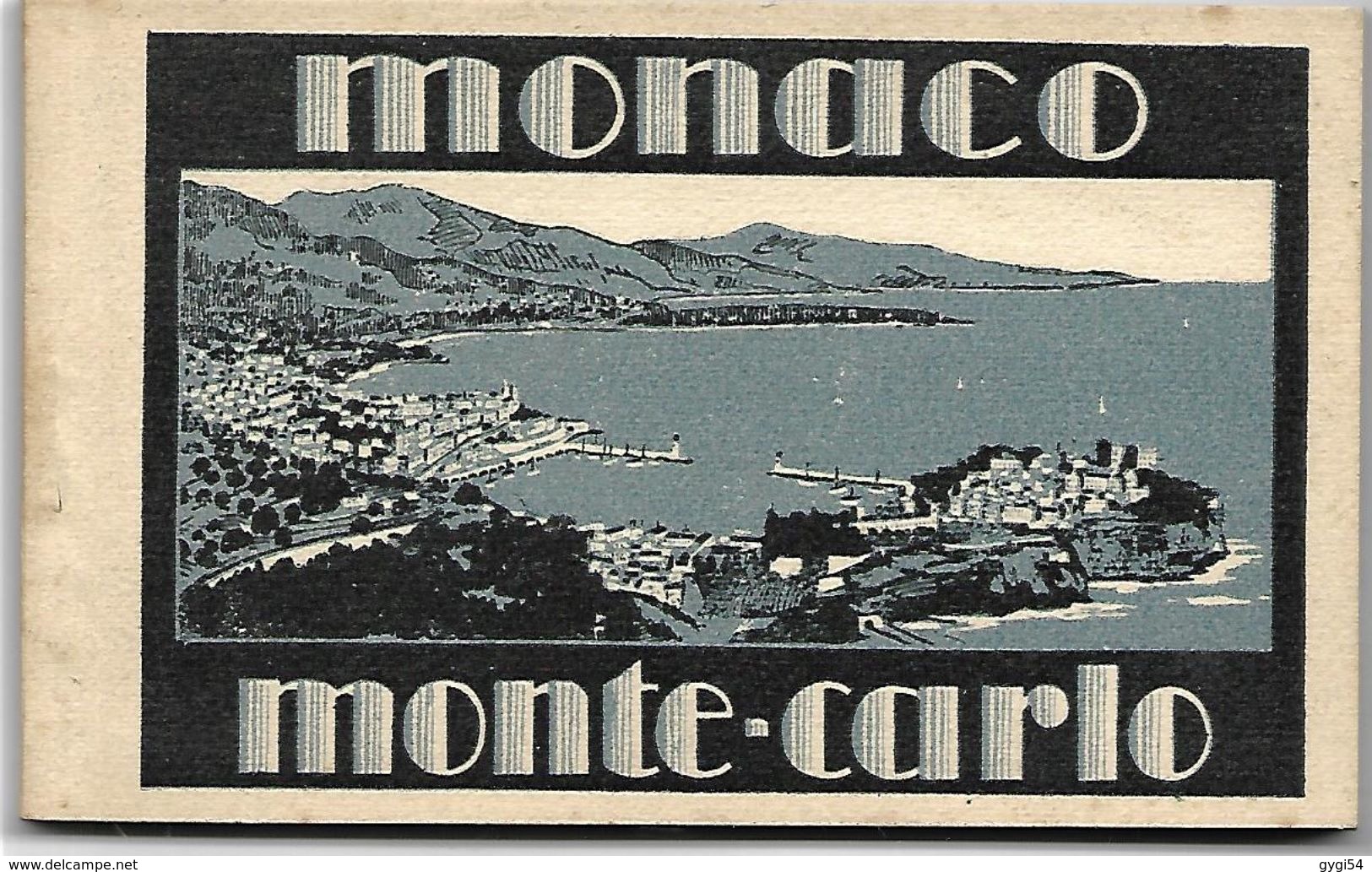 MONACO --- MONTE CARLO --- CARNET CPA De 20 VUES Choisies Editions Grimaldi 1 Bis Rue Grimaldi Monaco - Sammlungen & Lose