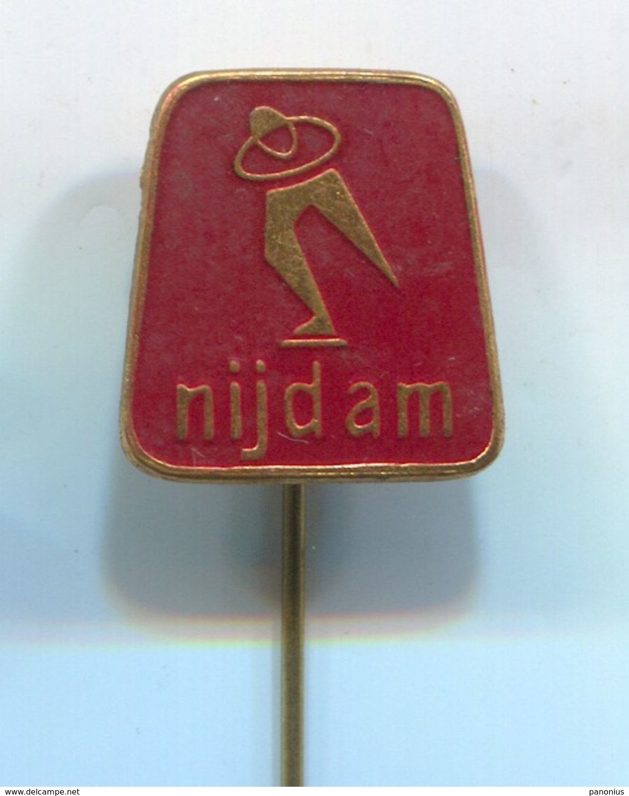 Ice Figure Skating - NIJDAM, Vintage Pin, Badge, Abzeichen - Eiskunstlauf