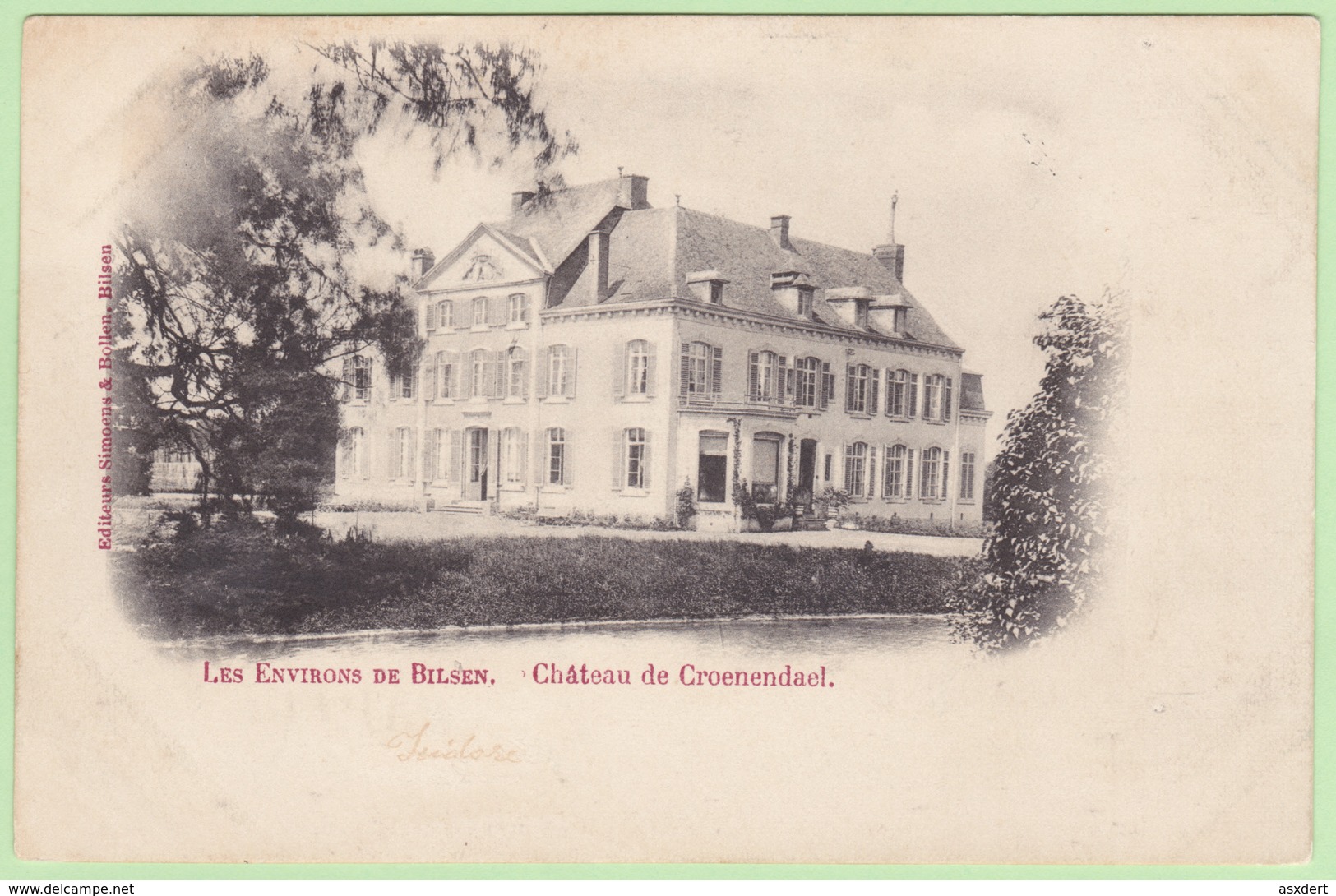 Environs De Bilsen - Bilzen Kasteel - Château De Croenendael 1902 - Bilzen