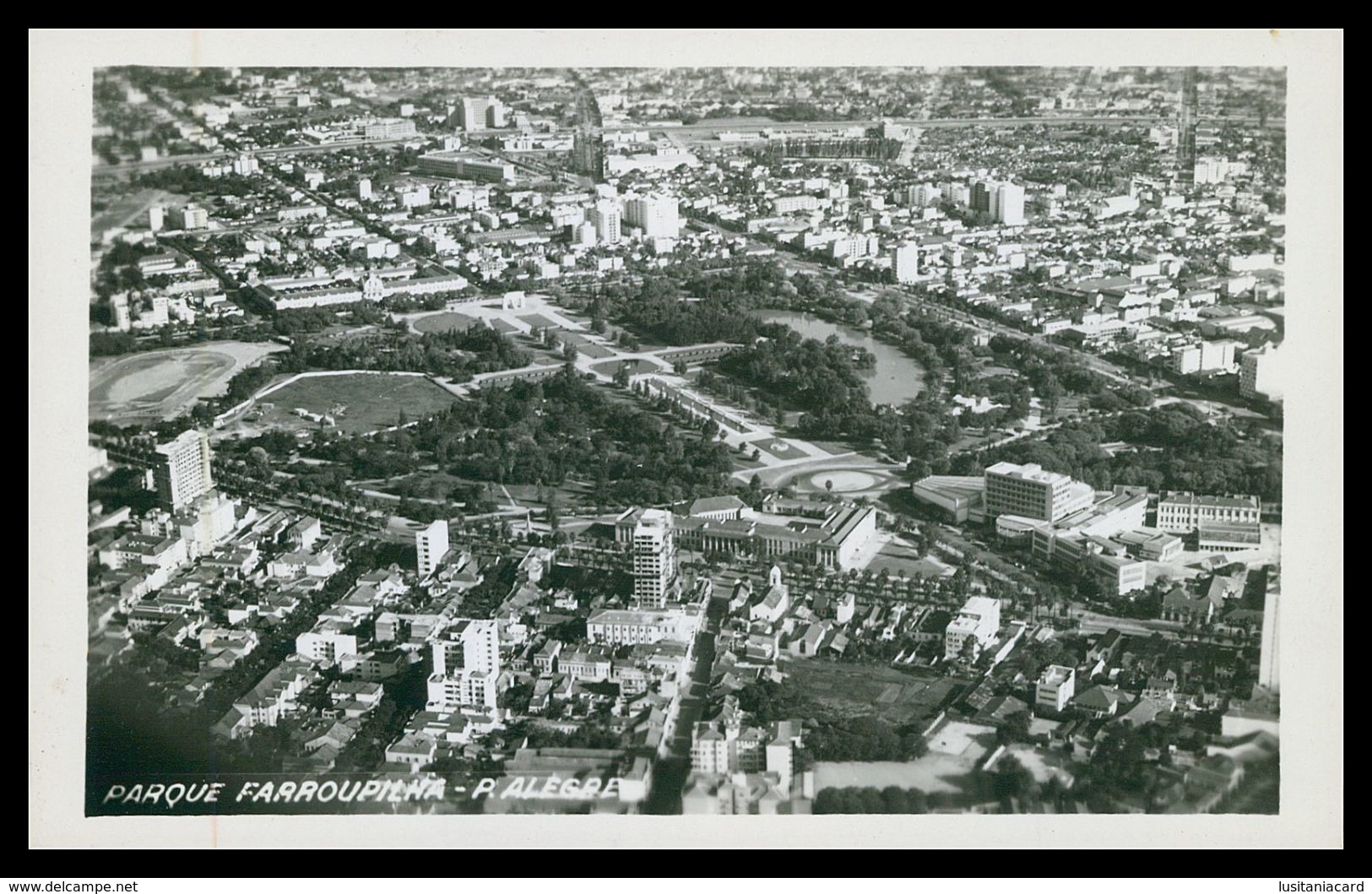 PORTO ALEGRE - Parque Farroupilha. ( Ed. Canazaro) Carte Postale - Porto Alegre