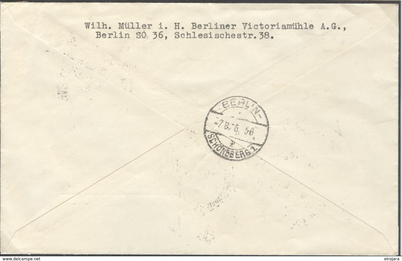 GERMANY Registered Cover With R Label Berlin KdF Stadt  F With Olympic Stamps And Cancel Berlin KdF Stadt - Ete 1936: Berlin