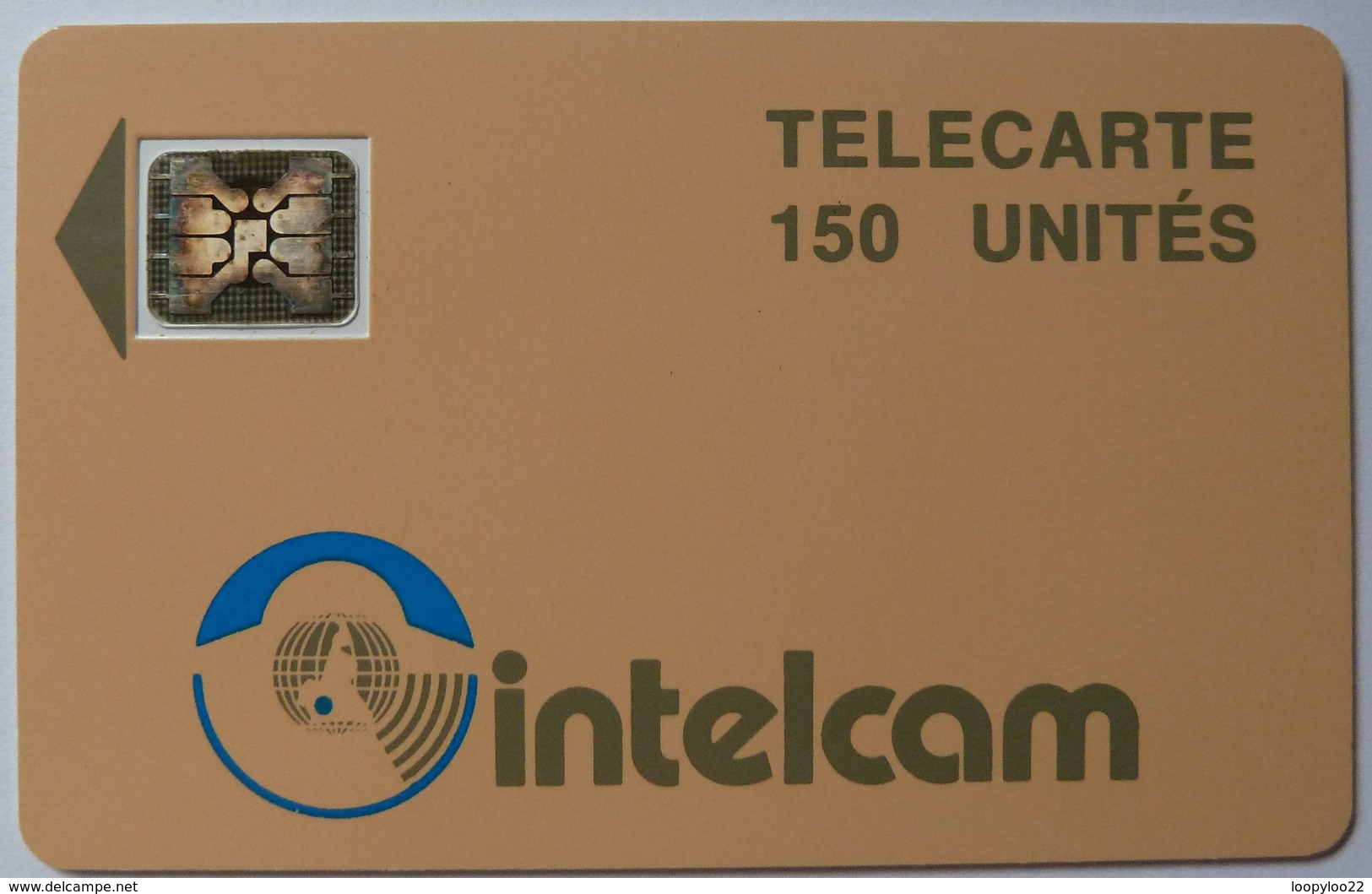 CAMEROON - Chip - Schlumberger - 150 Units - Intelcam - 17048 - Large Arrow - Used - Kamerun