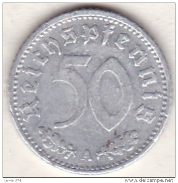 50 Reichspfennig 1935 A BERLIN Aluminium - 50 Reichspfennig