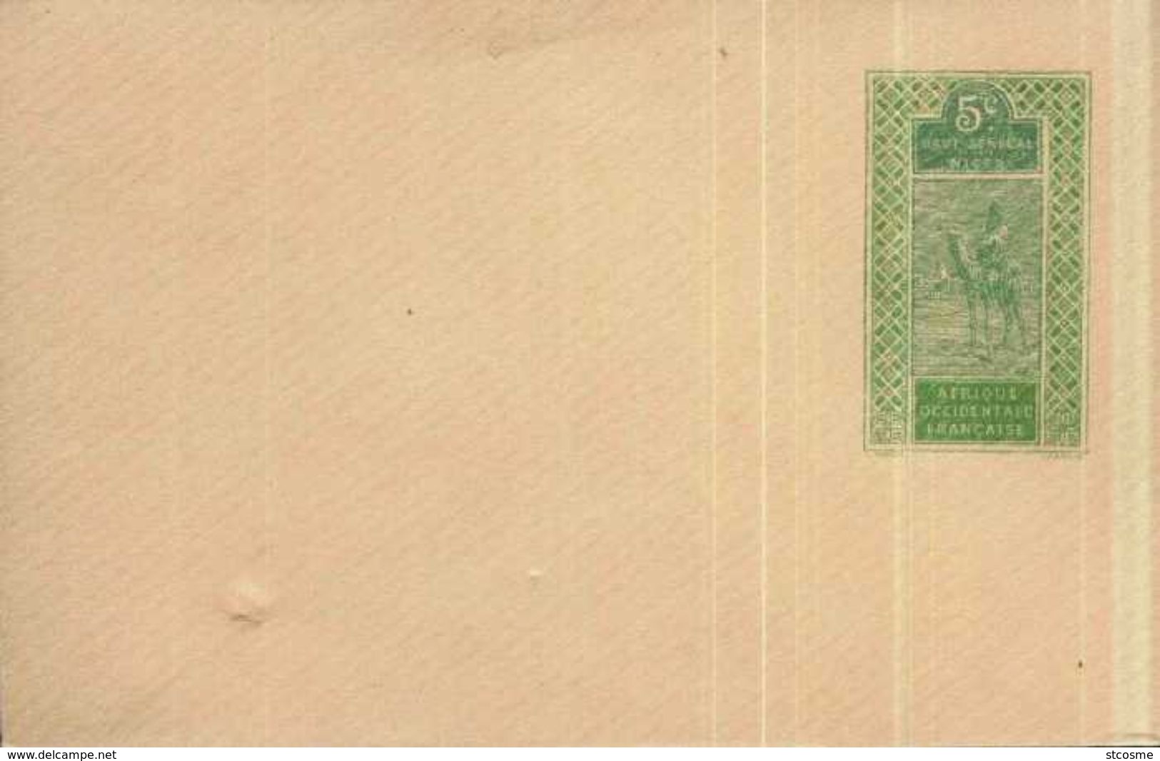 Entier / Stationery / PSE - Haut Sénégal Et Niger - Enveloppe ACEP N° 4 - Storia Postale