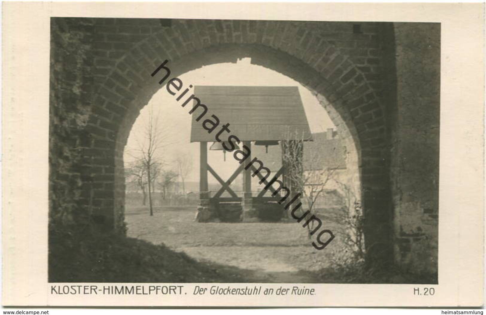 Kloster Himmelpfort - Der Glockenstuhl An Der Ruine - Foto-AK 30er Jahre - Verlag Ludwig Walter Berlin - Fuerstenberg