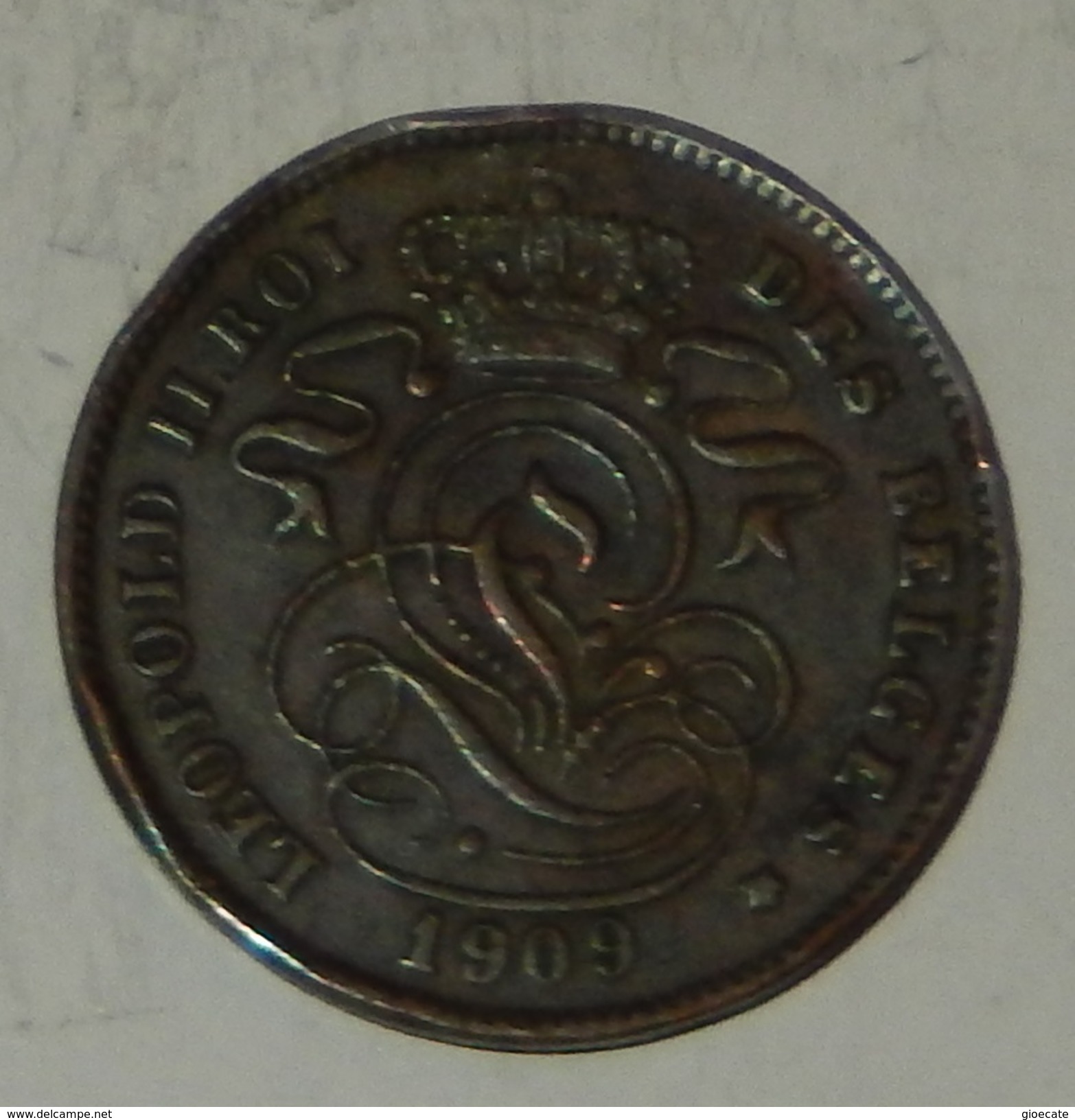 BELGIO – 2 CENT – 1909 – (94) - 2 Cents