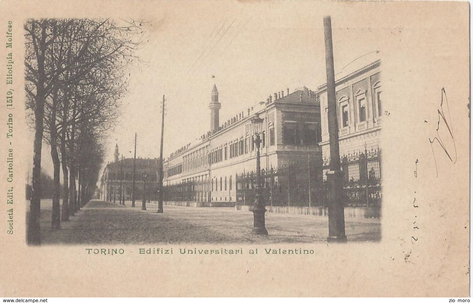 TORINO  Precursoria 1900  " Edifizi Universitari Al Valentino" - Enseñanza, Escuelas Y Universidades