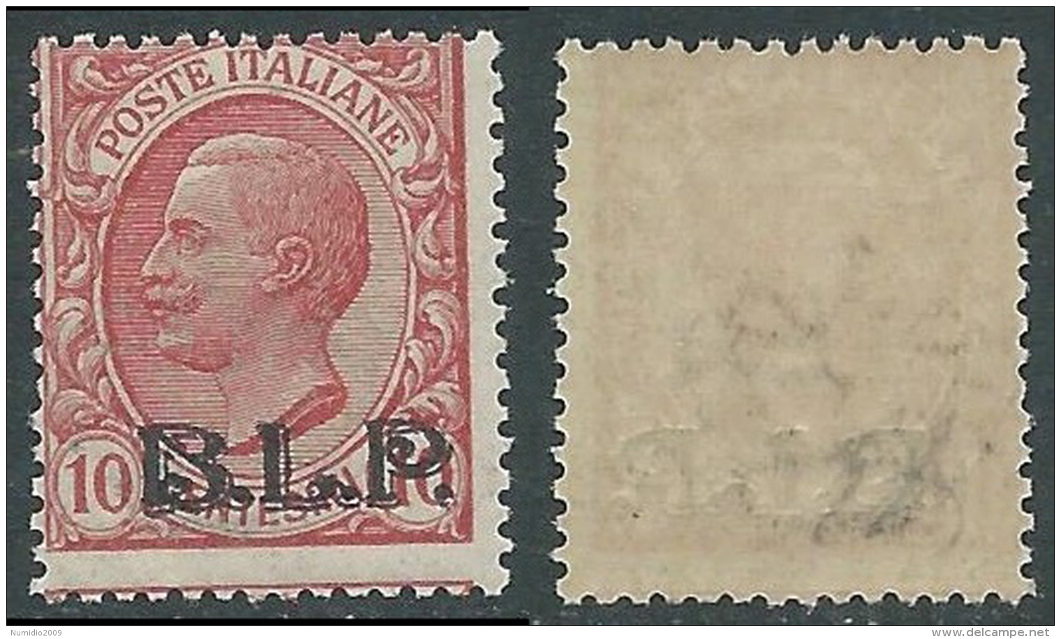 1923 REGNO BLP EFFIGIE 10 CENT III TIPO MNH ** - E131 - Timbres Pour Envel. Publicitaires (BLP)