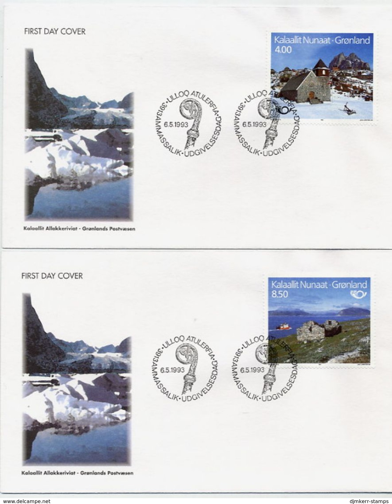 GREENLAND 1993 Tourism On FDC.  Michel 234-35 - FDC