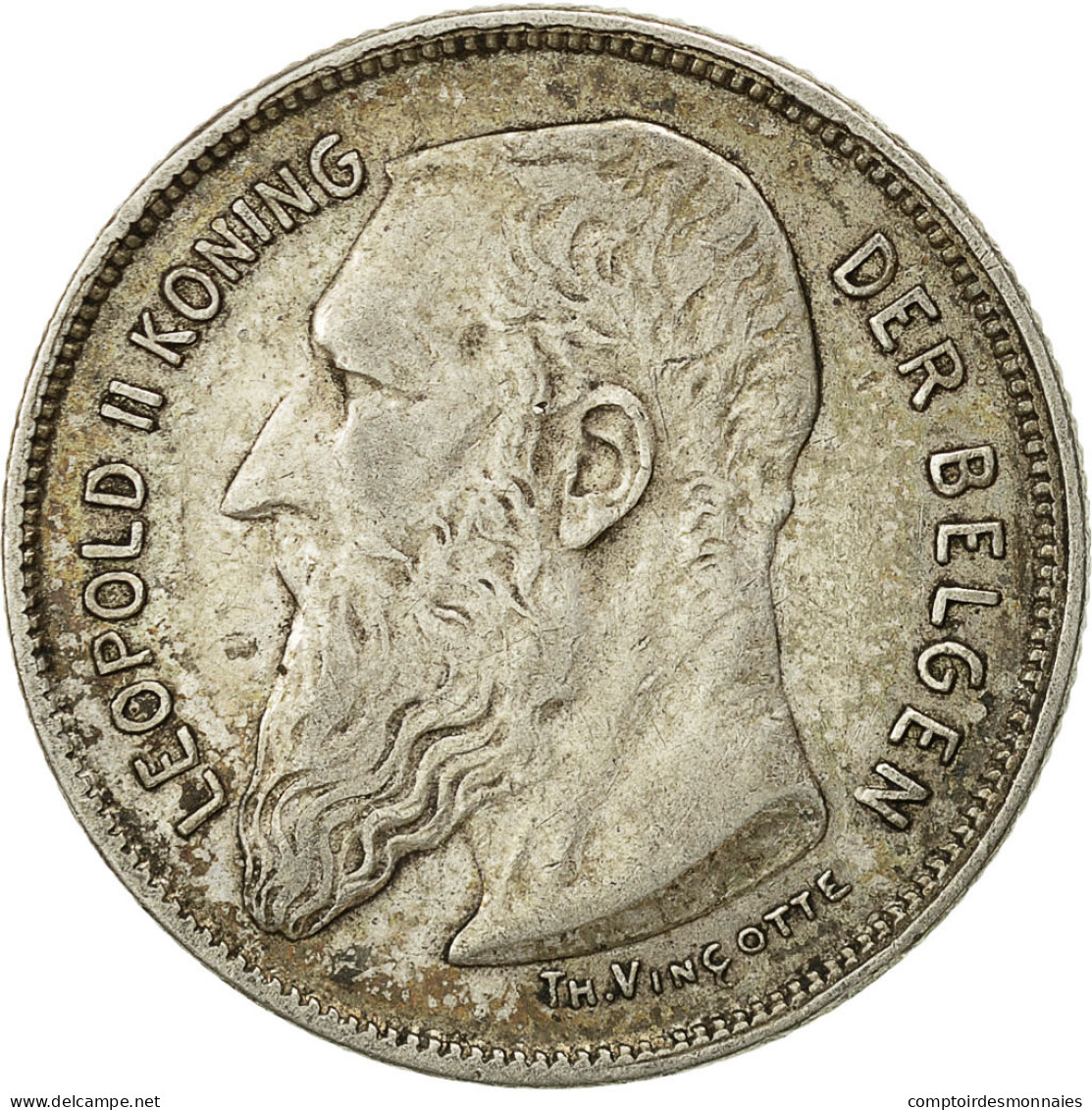 Monnaie, Belgique, 2 Francs, 2 Frank, 1909, TB+, Argent, KM:59 - 2 Francs