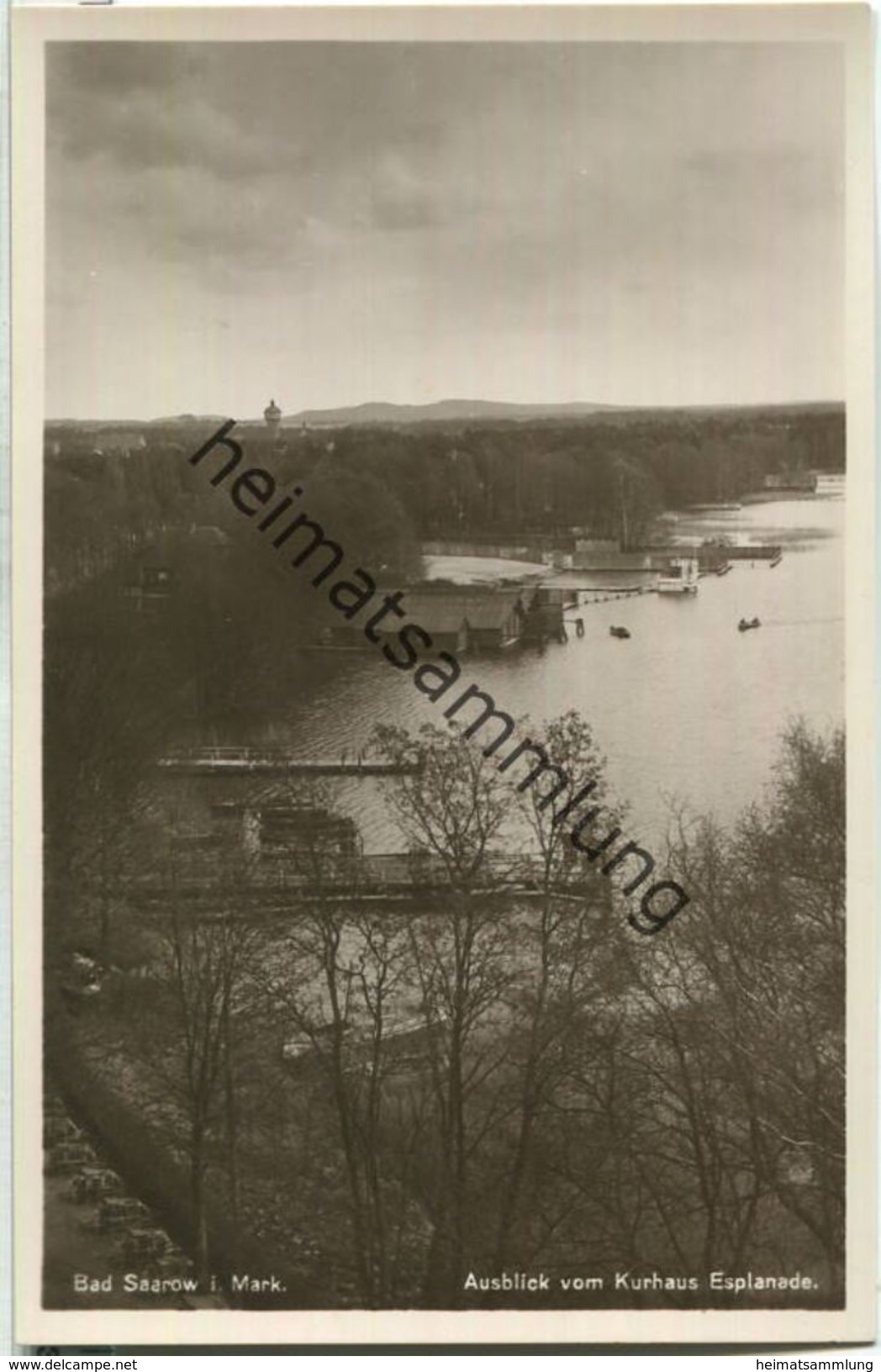 Bad Saarow - Ausblick Vom Kurhaus Esplanade - Foto-Ansichtskarte - Verlag Rudolf Lambeck Berlin - Bad Saarow