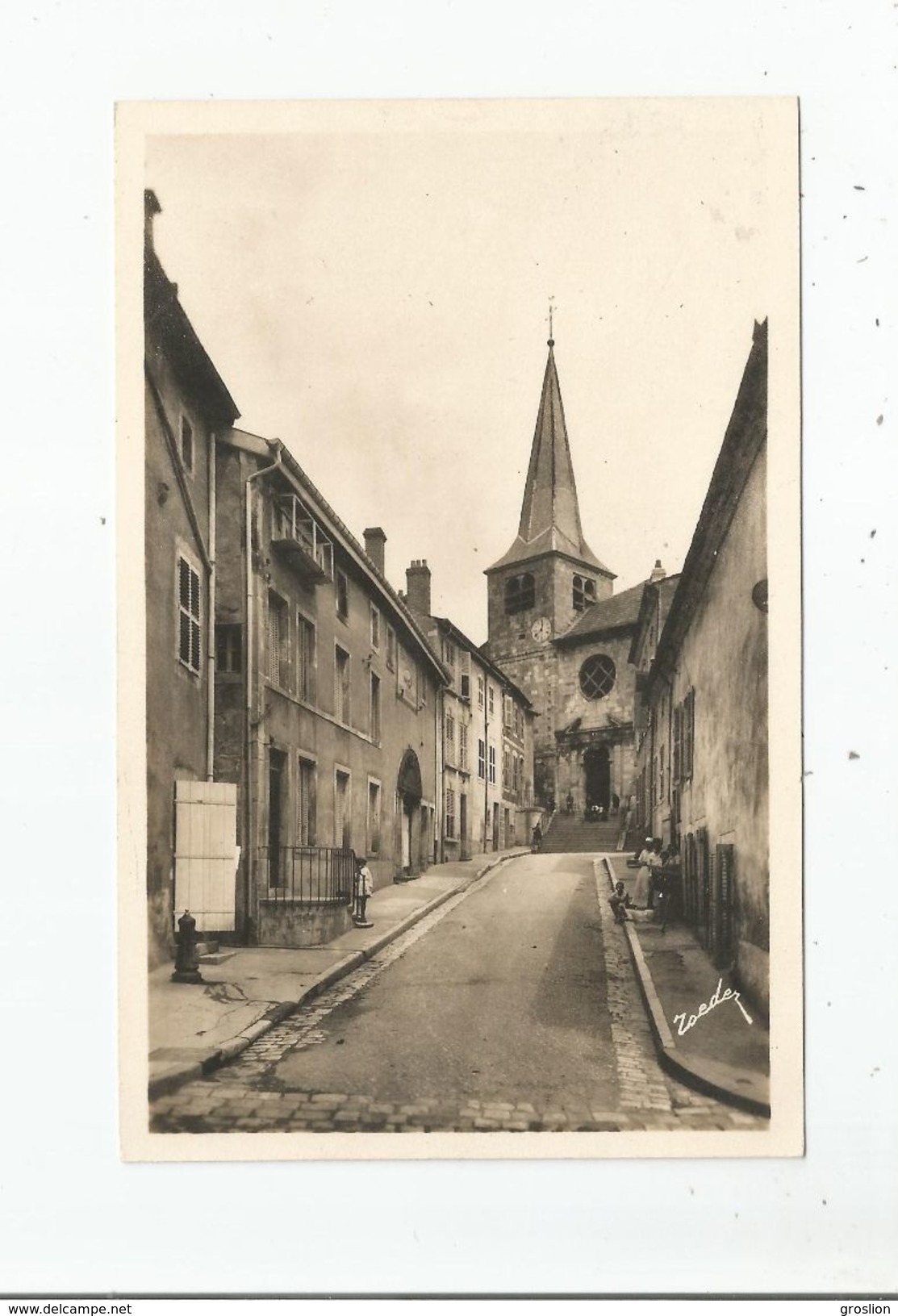 FOUG CARTE PHOTO  RUE DE L'EGLISE - Foug