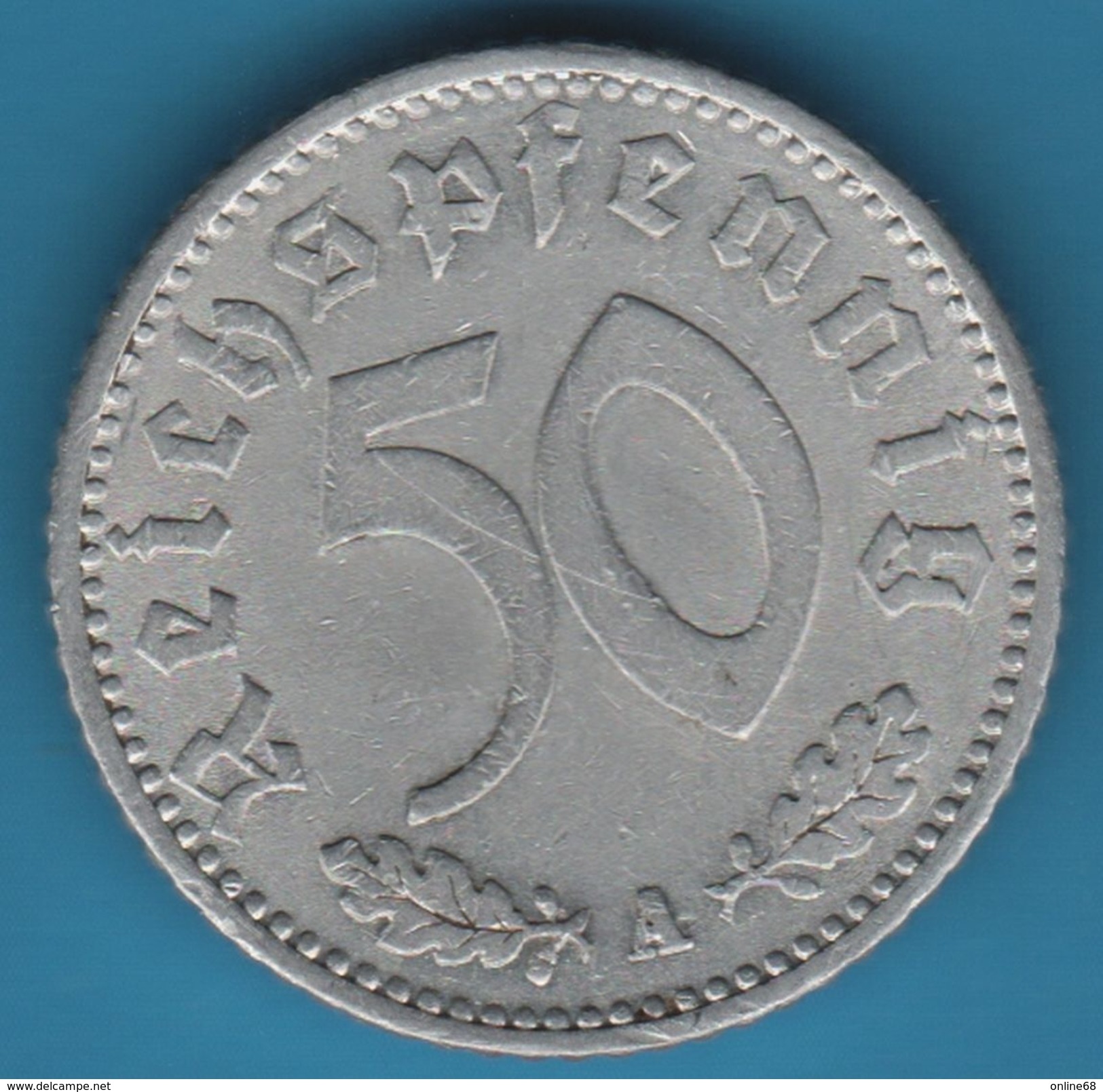 DEUTSCHES REICH 50 REICHSPFENNIG 1935 A KM# 87 - 50 Reichspfennig