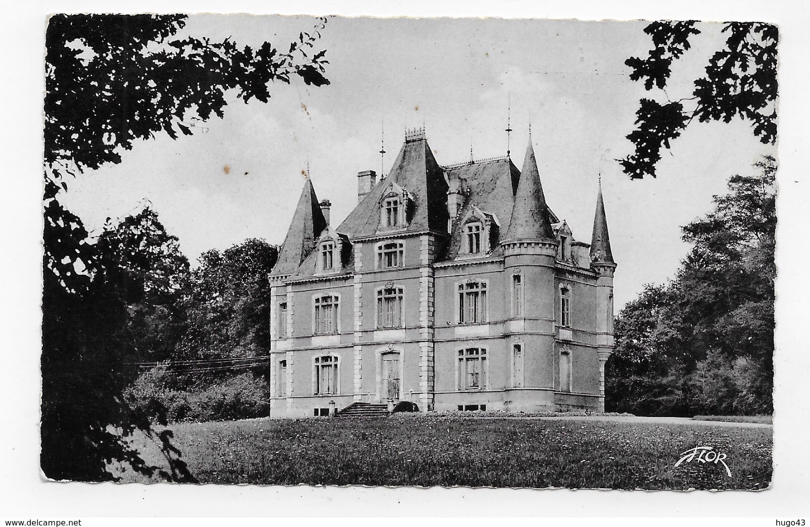 MAZIERES EN GATINE - N° 6612 - LE CHATEAU DE LA MENARDIERE - FORMAT CPA VOYAGEE - Mazieres En Gatine