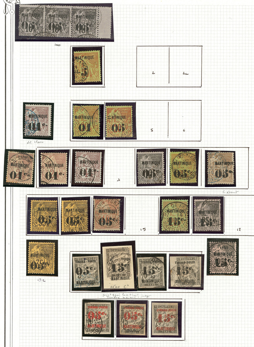 Collection. 1886-1892, Entre Les N°1 Et 25. - TB, B Ou Pd - Other & Unclassified