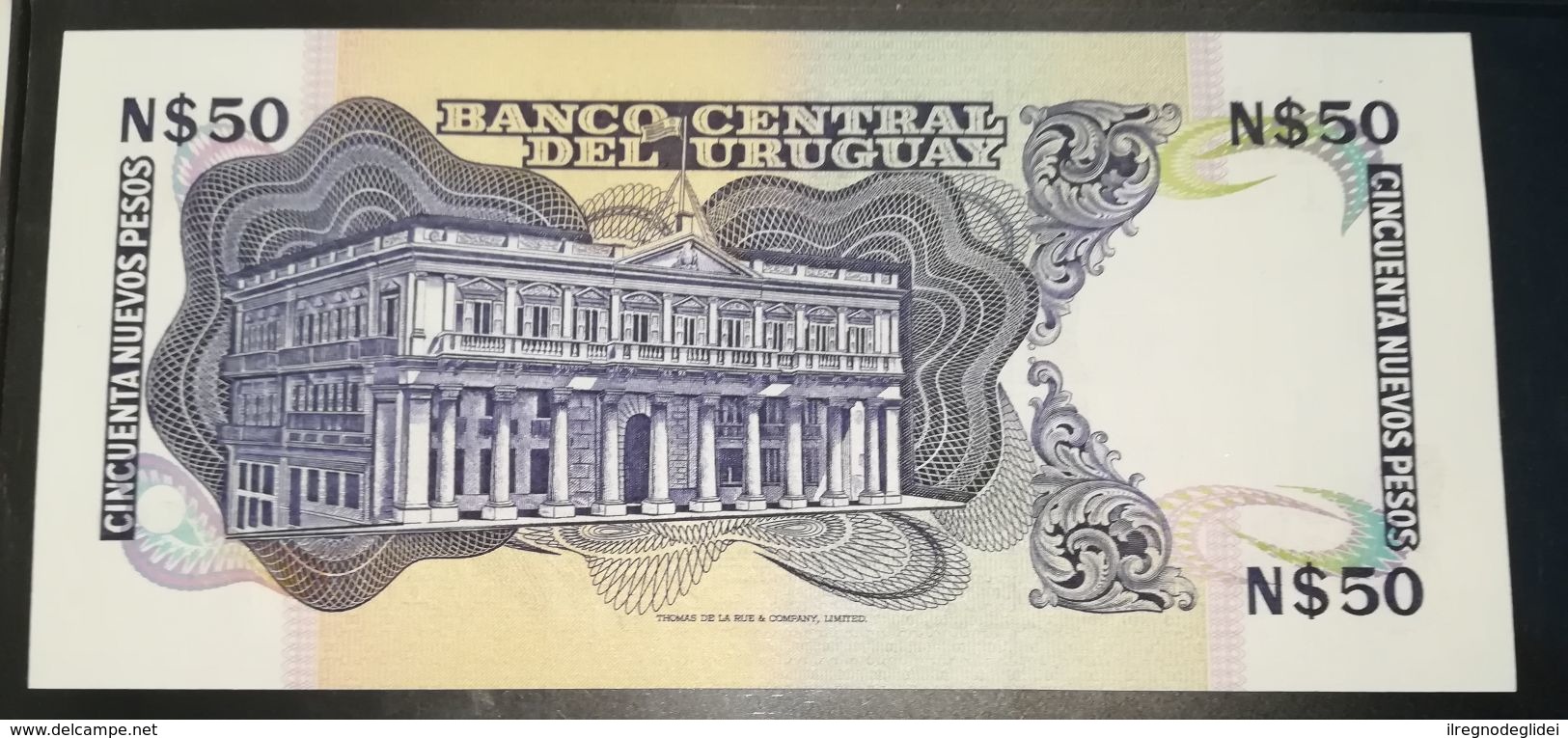 URUGUAY - 50 NUEVOS PESOS - FIOR DI STAMPA - CARTAMONETA - PAPER MONEY - Uruguay