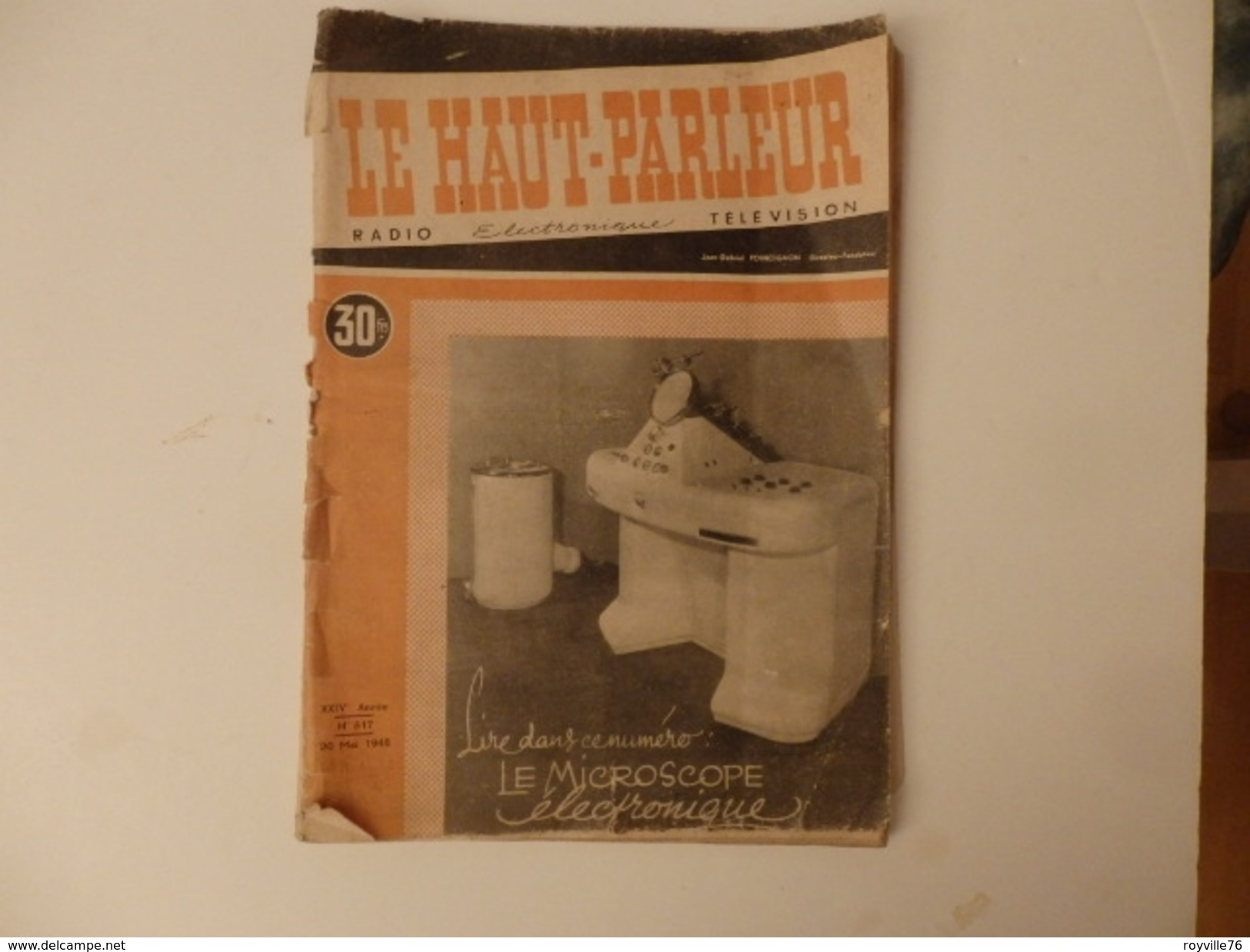 Journal Sur "Le Haut-Parleur" Du 20 Mai 1948. - Le Peuple