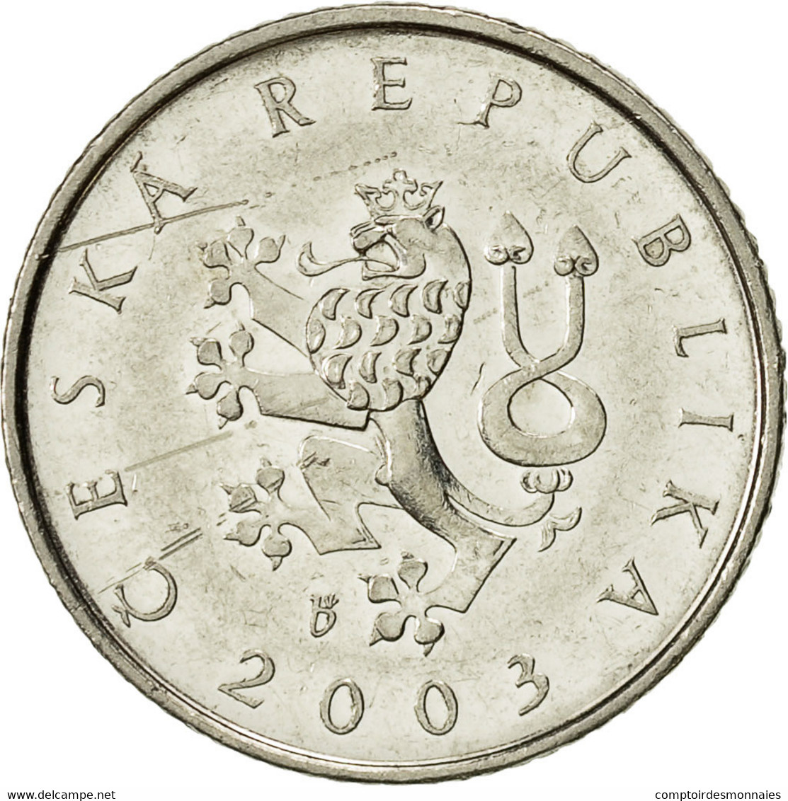 Monnaie, République Tchèque, Koruna, 2003, TTB, Nickel Plated Steel, KM:7 - Tsjechië