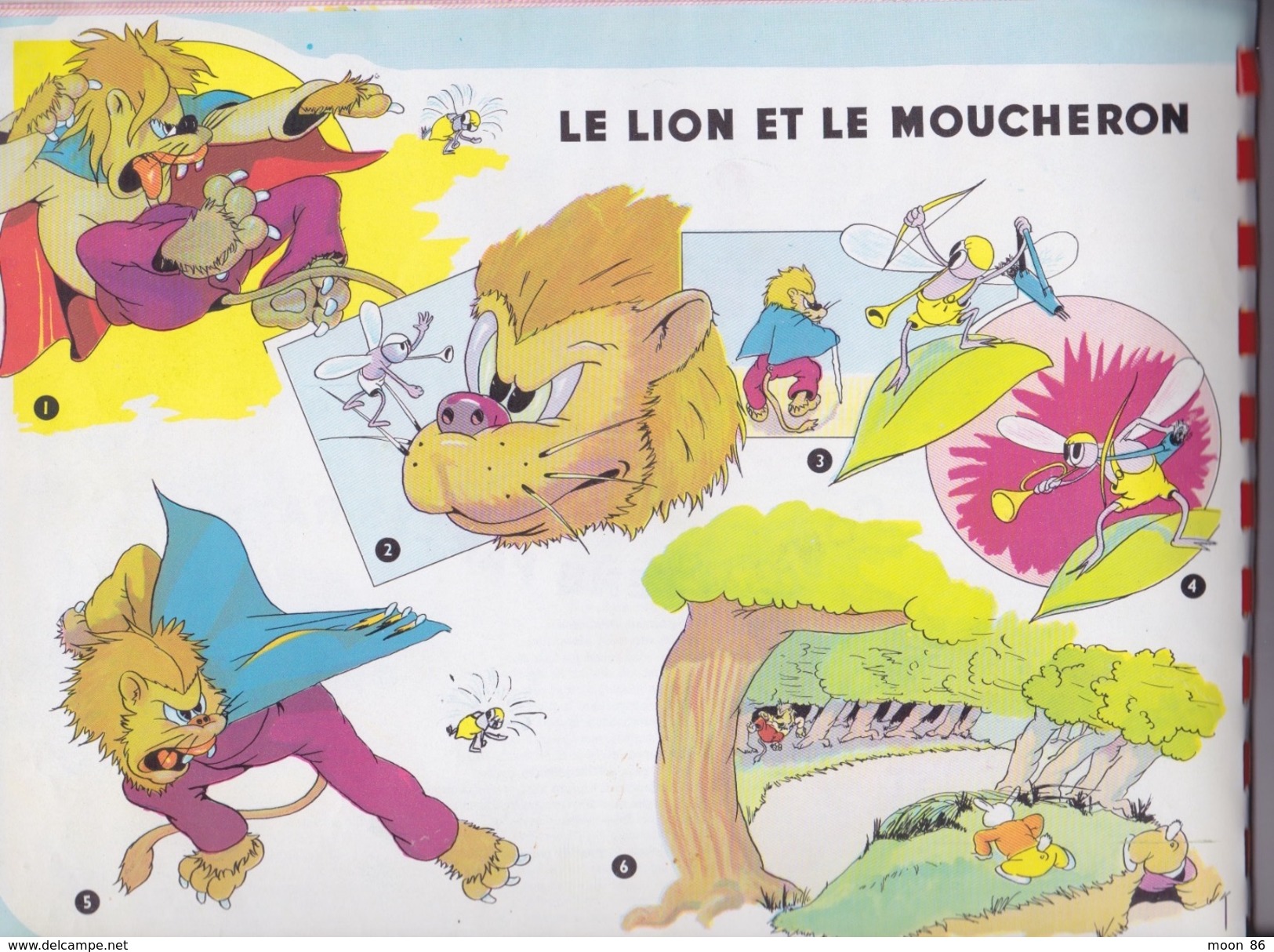 Les Fables De LA FONTAINE- Illustrateur Dessins Animés G LEBRET éd Dargaud 1946 - Collection Lectures Et Loisirs