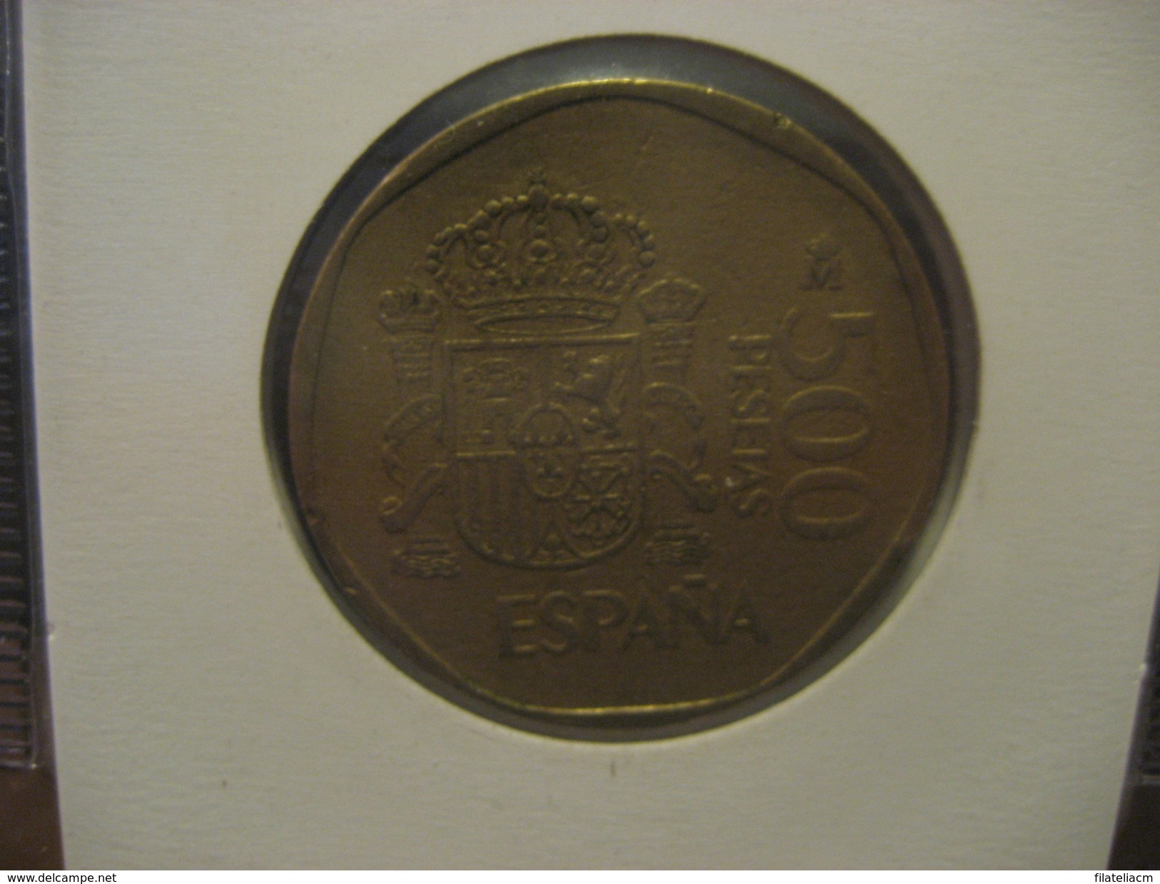500 Pesetas 1989 SPAIN Juan Carlos I & Sofia Coin - 500 Pesetas