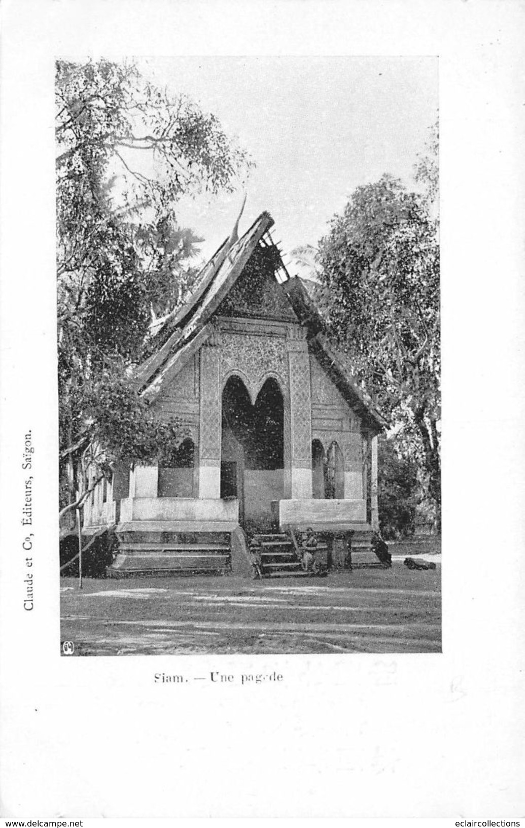 Asie    Siam Thaïlande    Une Pagode       (voir Scan) - Thaïland