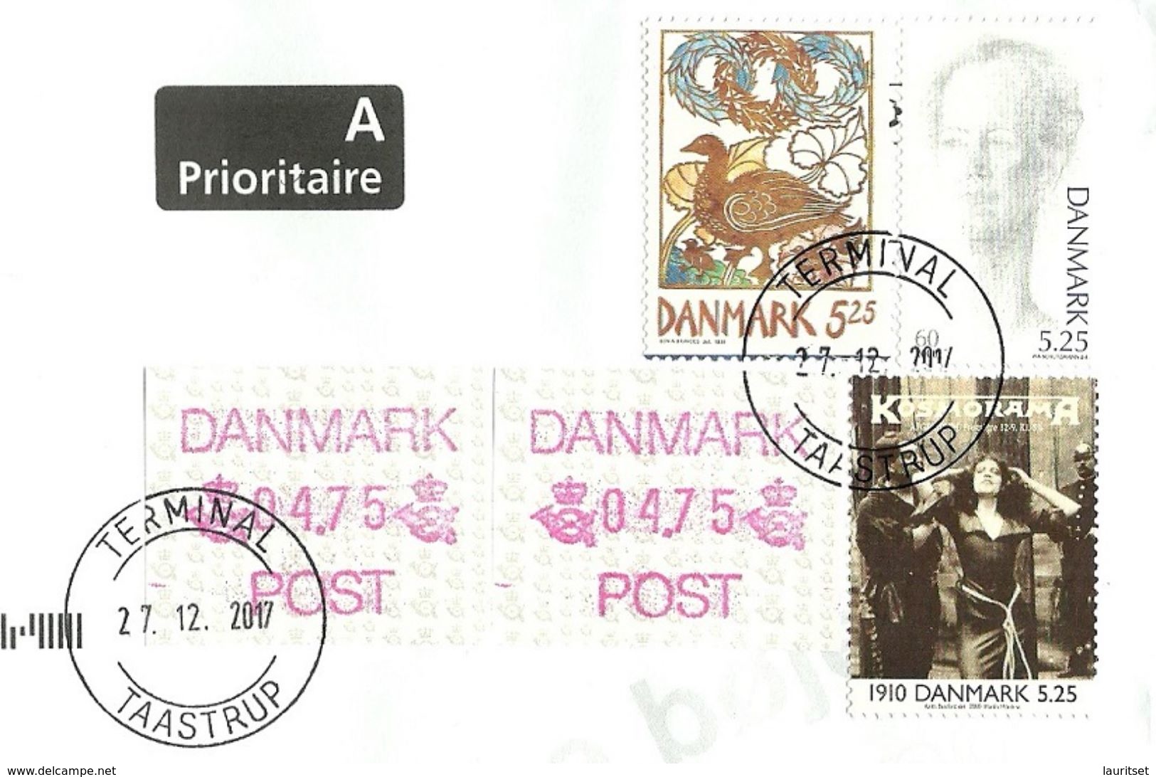 DENMARK Dänemark 2017 Cover To Estonia - Lettres & Documents