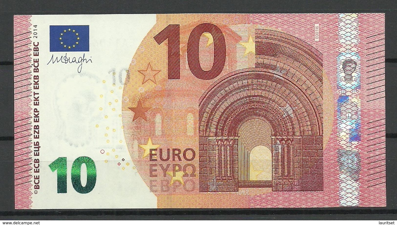 SLOVAKIA 10 EUR 2014 E-Serie Banknote - 10 Euro